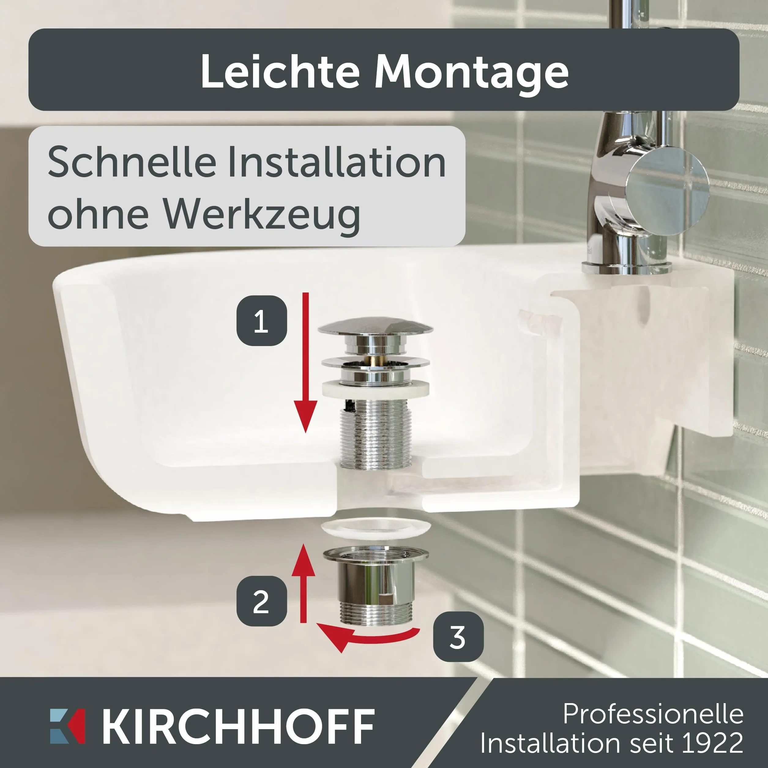 Kirchhoff Odpady designerskie – Alva 11/4 cala x 65 mm, 98807330