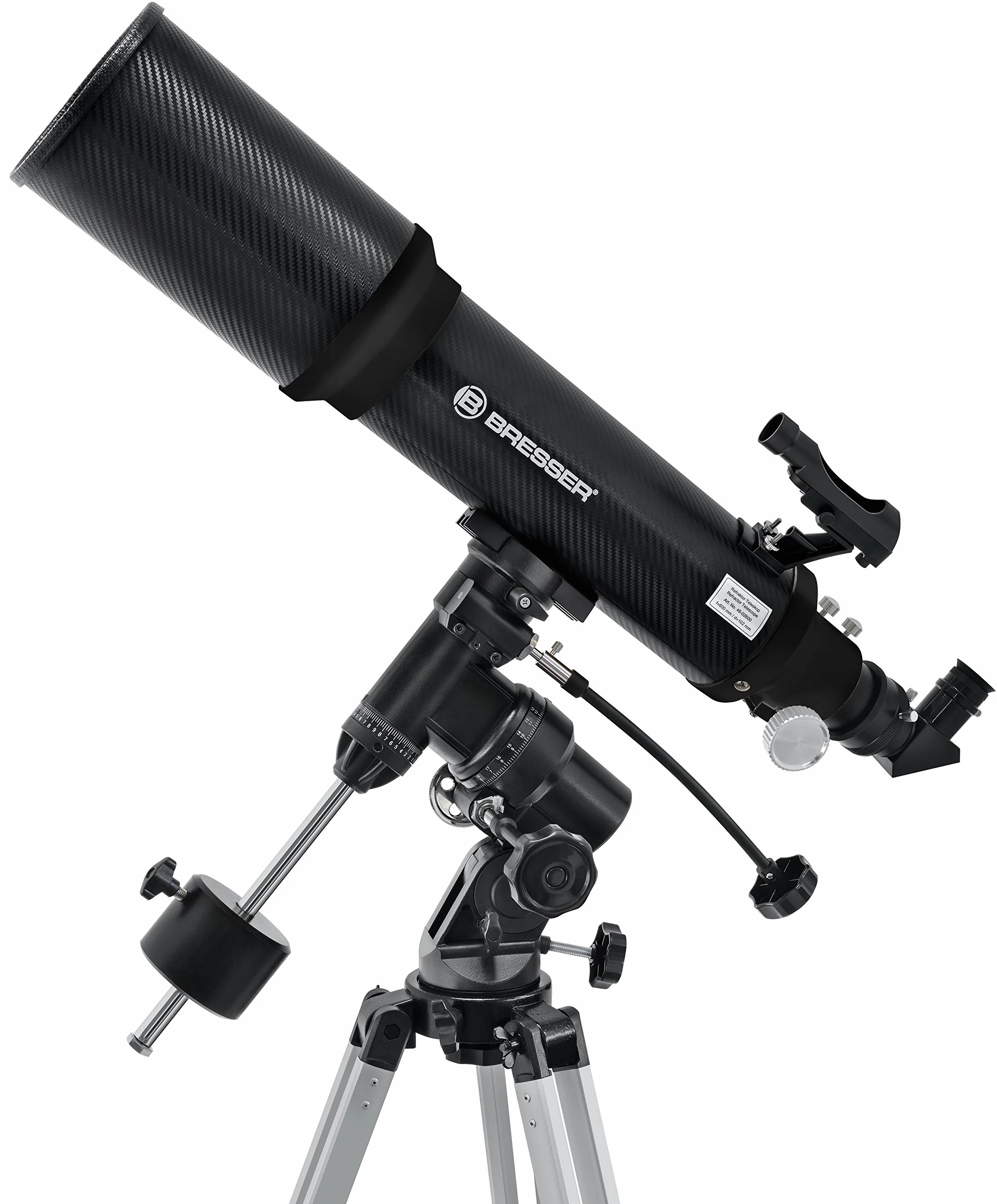 Bresser Teleskop refrakcyjny AR-102/600 EQ-3 z mocowaniem i statywem