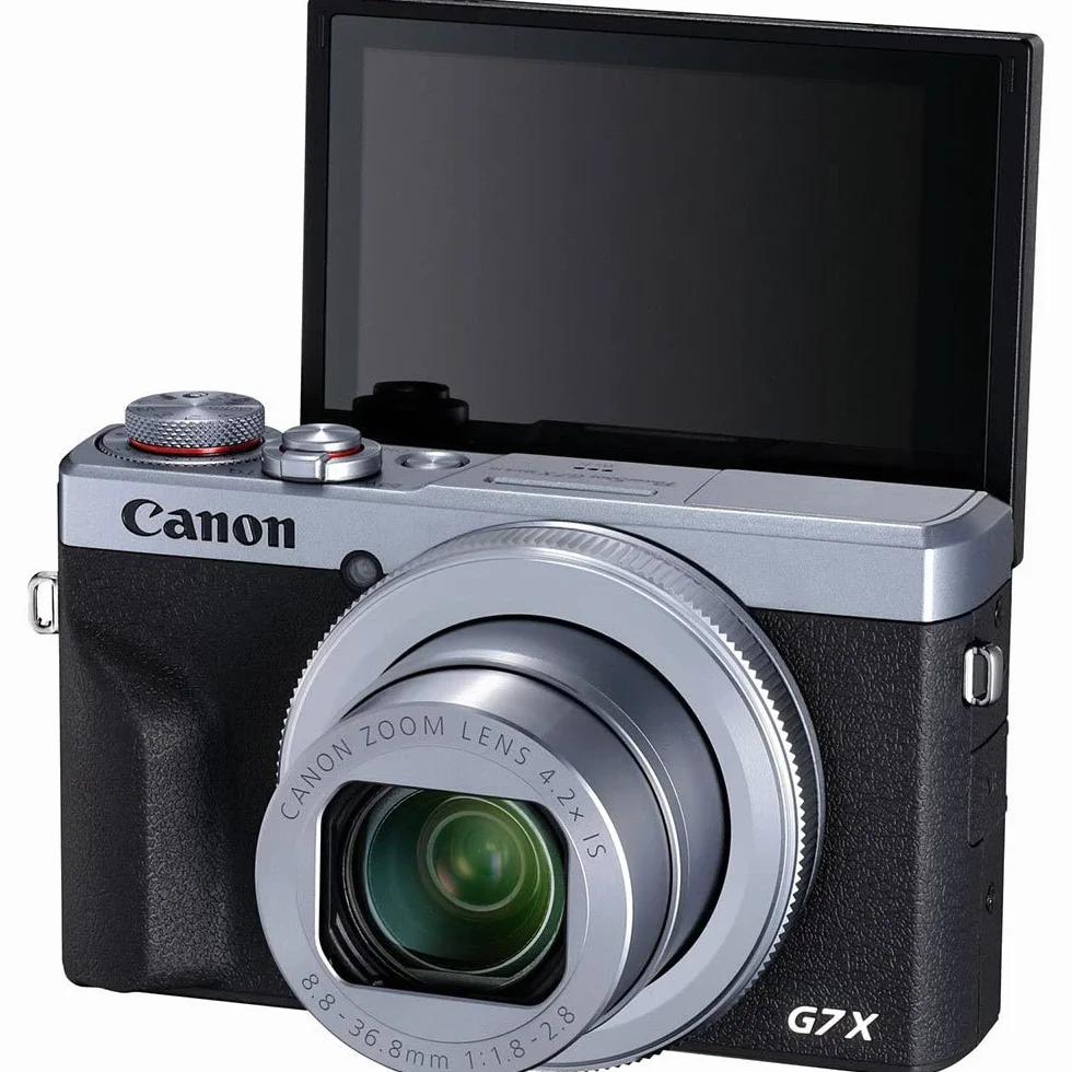Canon PowerShot G7 X Mark III aparat cyfrowy 20,1 MP 4,2x zoom optyczny DIGIC 8 4K Full-HD Wi-Fi Bluetooth srebrny