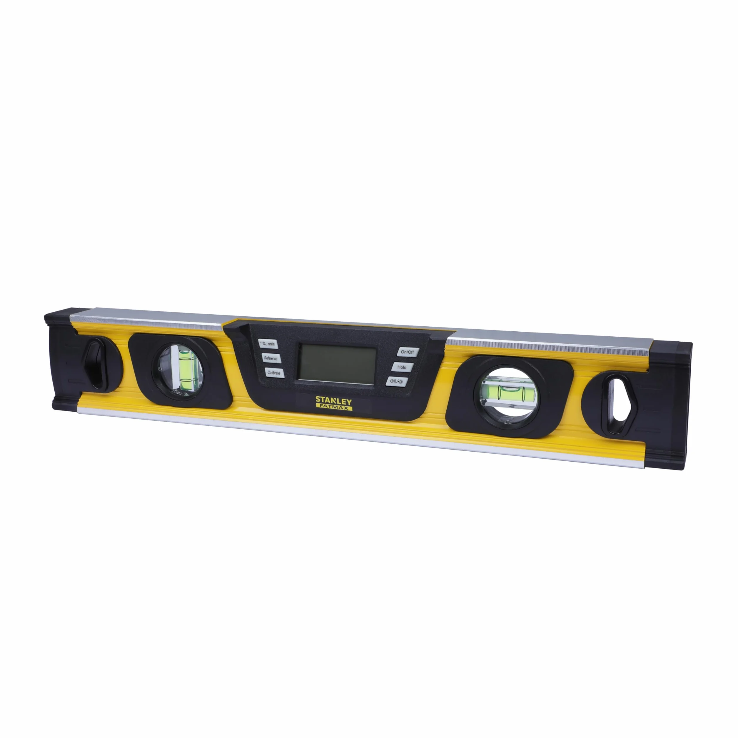Stanley Pochyłomierz FatMax (cyfrowa poziomica w stopniach|procent mm/m, długość 40 cm, wyświetlacz LCD) 0-42-063