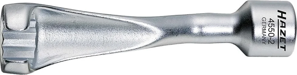 HAZET 4550-2 119 mm 12-punktowy klucz liniowy wtryskowy - chromowany