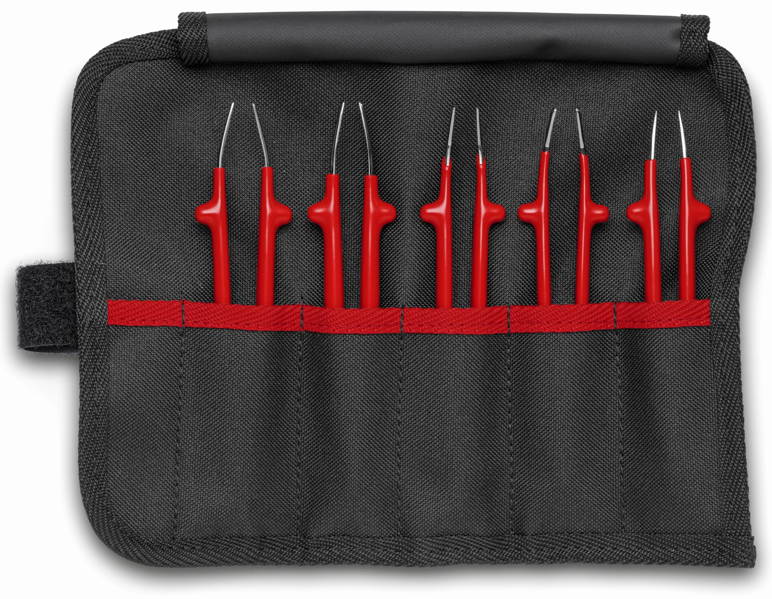 KNIPEX Zestaw pincet uniwersalnych izolowane 5-częściowy 90 mm, 92 00 04