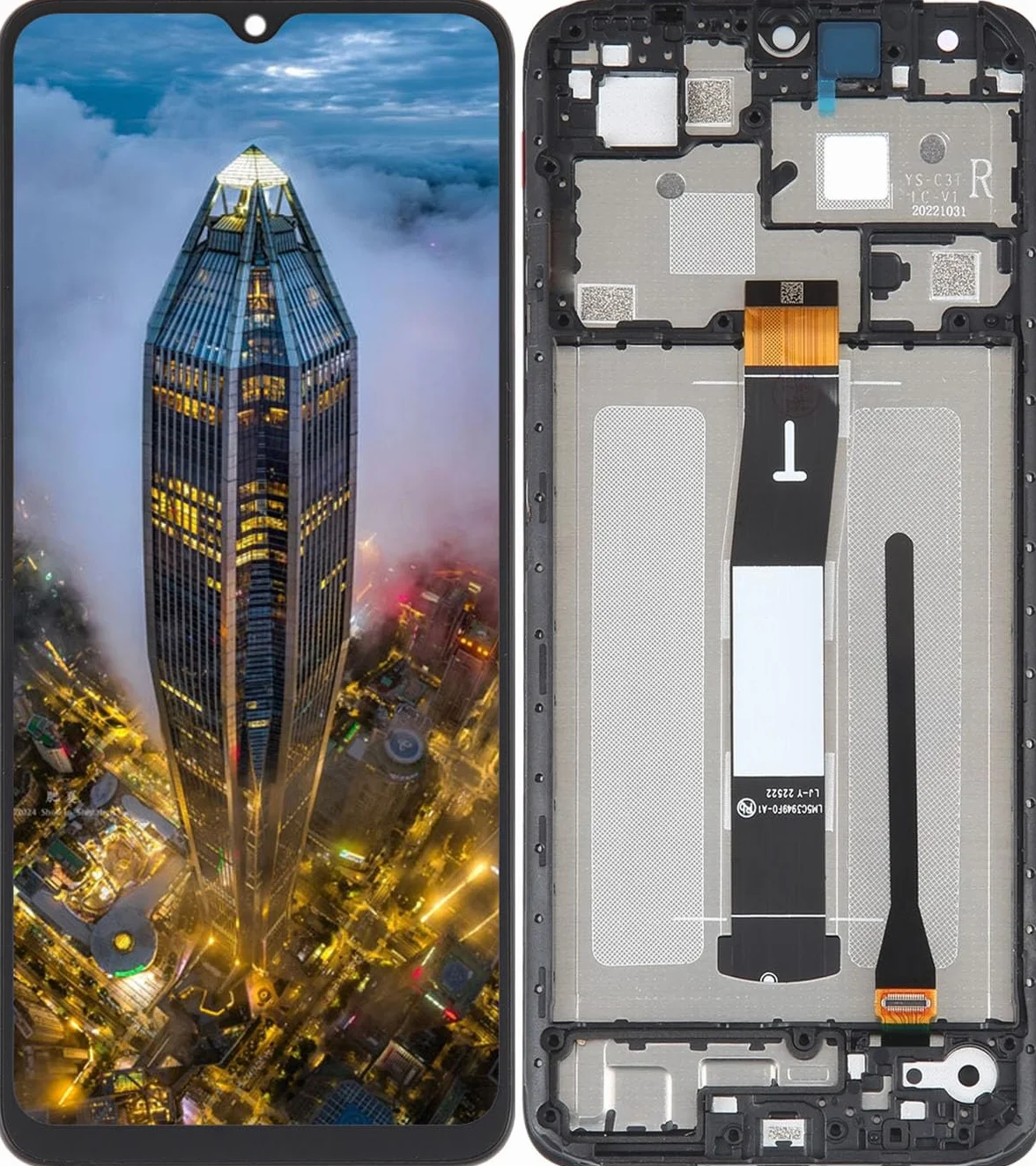Zespół wyświetlacza LCD do Xiaomi Redmi 12C 22126RN91Y zestaw do wymiany ekranu