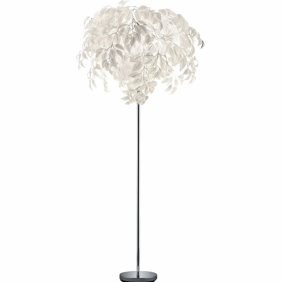 Reality Leuchten Leavy Lampa Stojąca, Biały, 70 x 70 x 180 cm