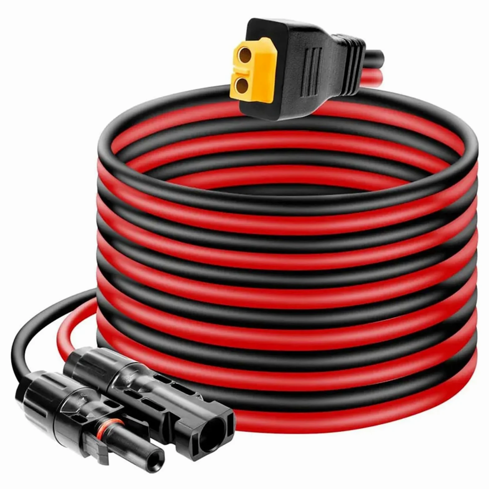 Kabel solarny 3 m 1,5 m, przyłącze do panelu słonecznego 12AWG na XT60 kabel adaptera do generatorów solarnych (3 m 10 stóp)