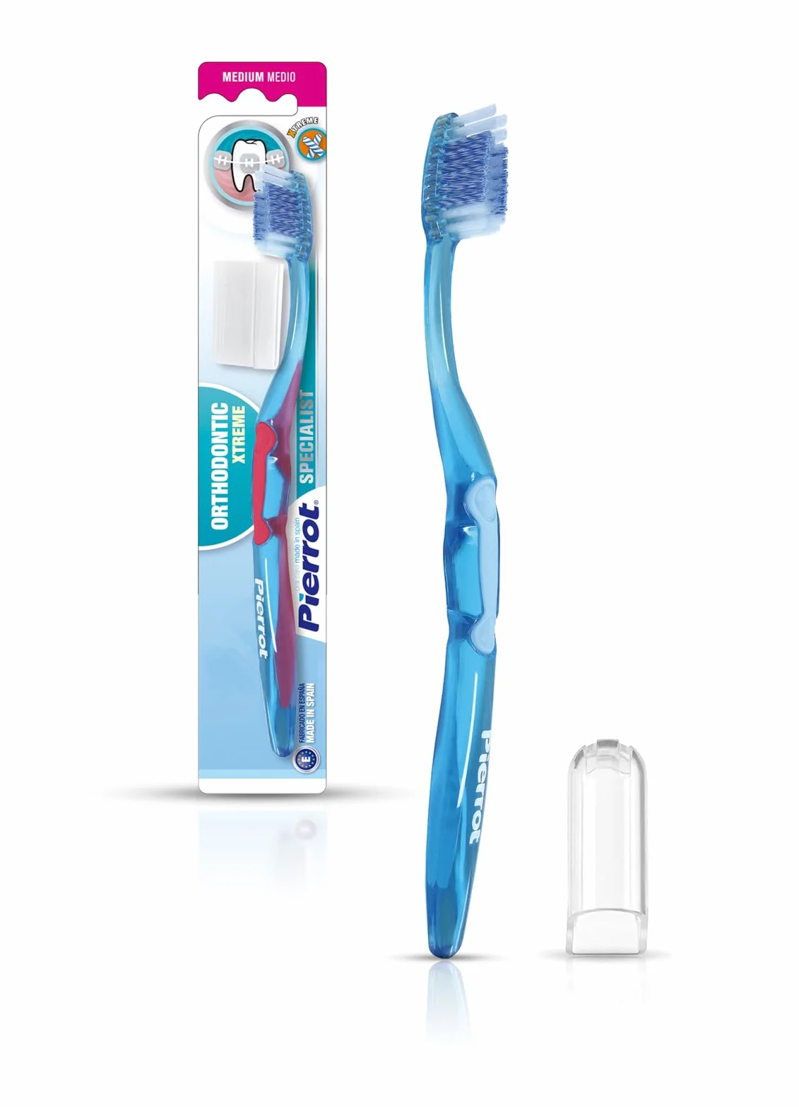 PIERROT Szczoteczka manualna 190mm Orthodontic Xtreme