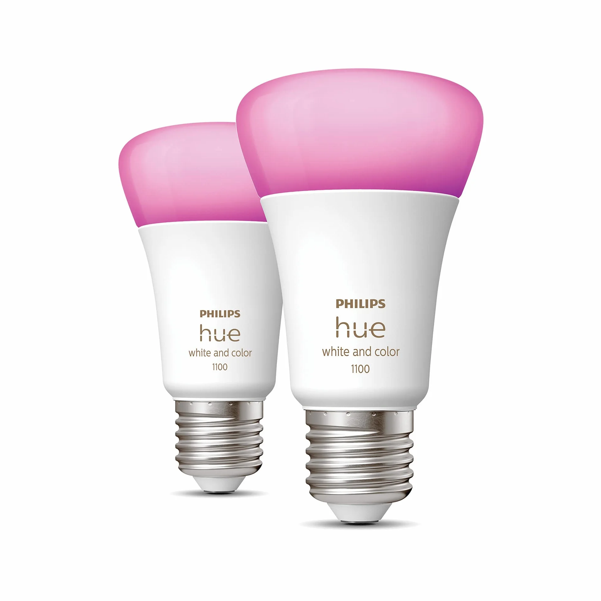 Philips Hue White and color ambiance Żarówka 2xE27 1100lm, 8W (75W), 16 mln kolorów, możliwość przyciemniania, inteligentne oświetlenie