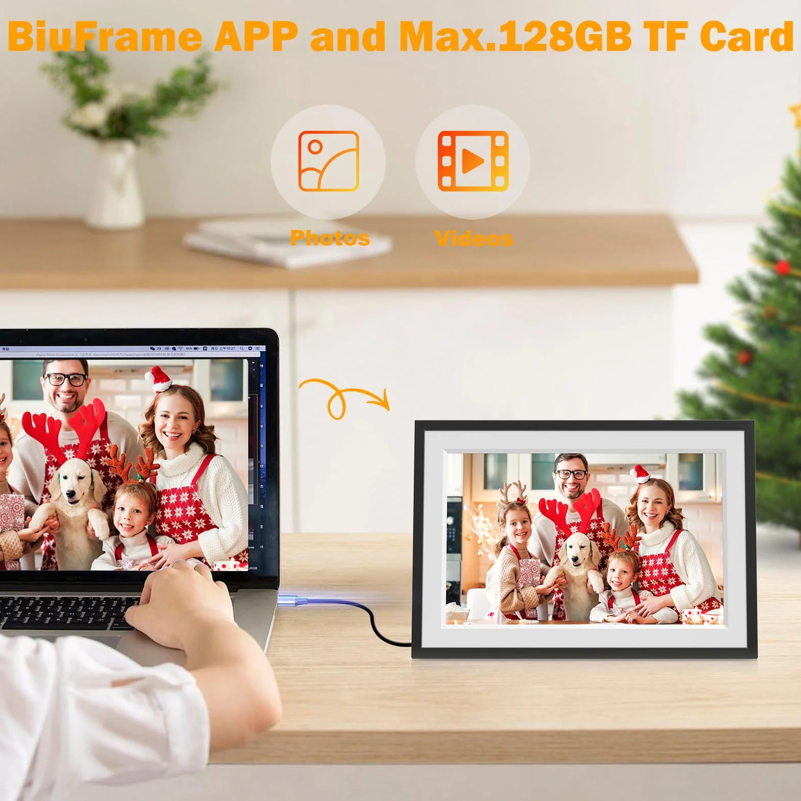 Cyfrowa ramka na zdjęcia Wi-Fi 10,1″ 32 GB