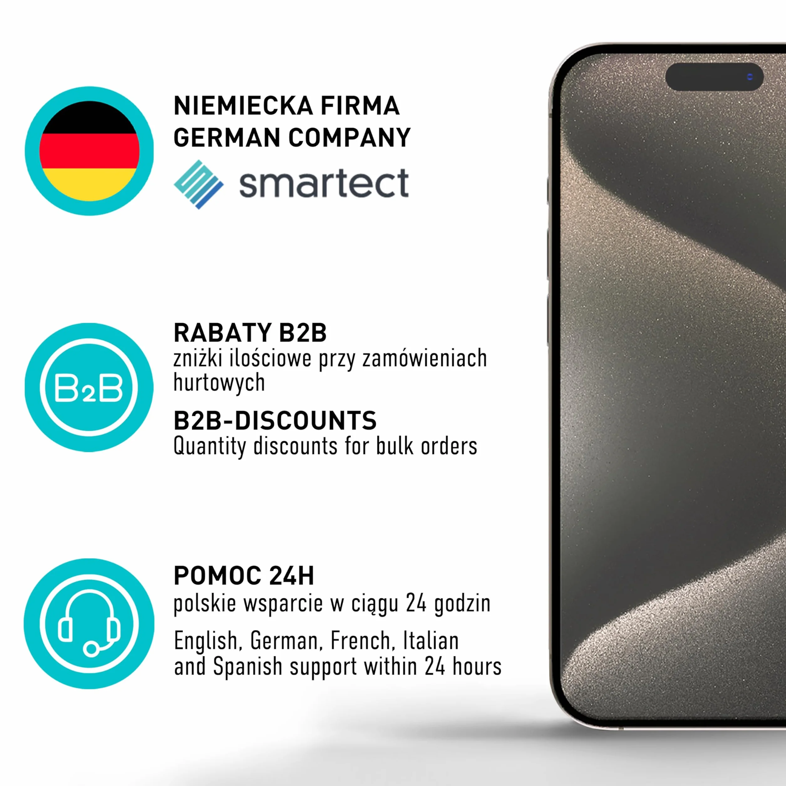 smartect Folia Ochronna TPU [3 Sztuki, Clear] dla Garmin Venu 3, Zakrywa cały wyświetlacz, Ochraniacz Ekranu bez Pęcherzyków, Bez Odcisków palców