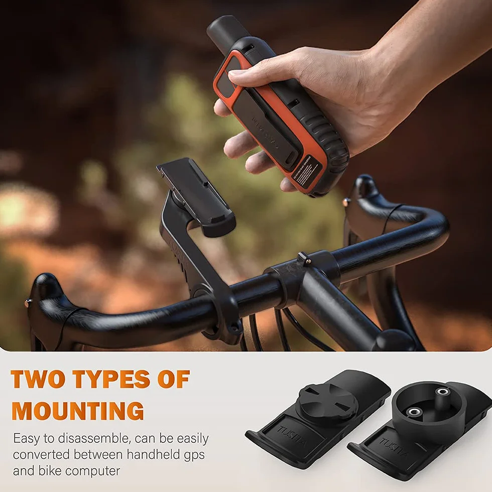 TUSITA 2-PAK Mounts Klips Adapter Kompatybilny z Garmin inReach eTrex GPSMAP Oregon Alpha Rino Series