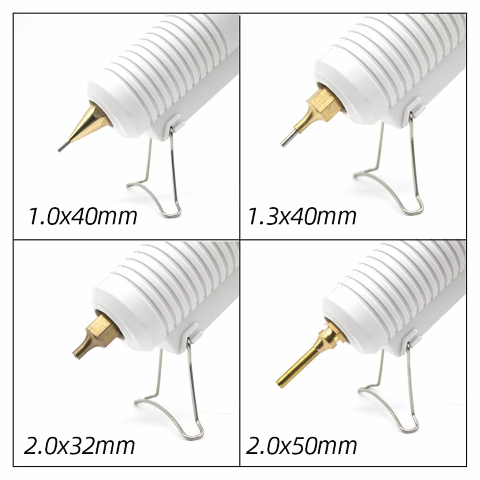 Pistolet Do Kleju Na GorąCo Pistolet Do Klejenia Na Gorąco Długa Dysza O Średnicy 1mm 1.3mm Mała Przysłona Przemysłowy Pistolet Do Kleju DIY Narzędzia Do Naprawy Rękodzieła Pistolet Do Klejenia(Glue g