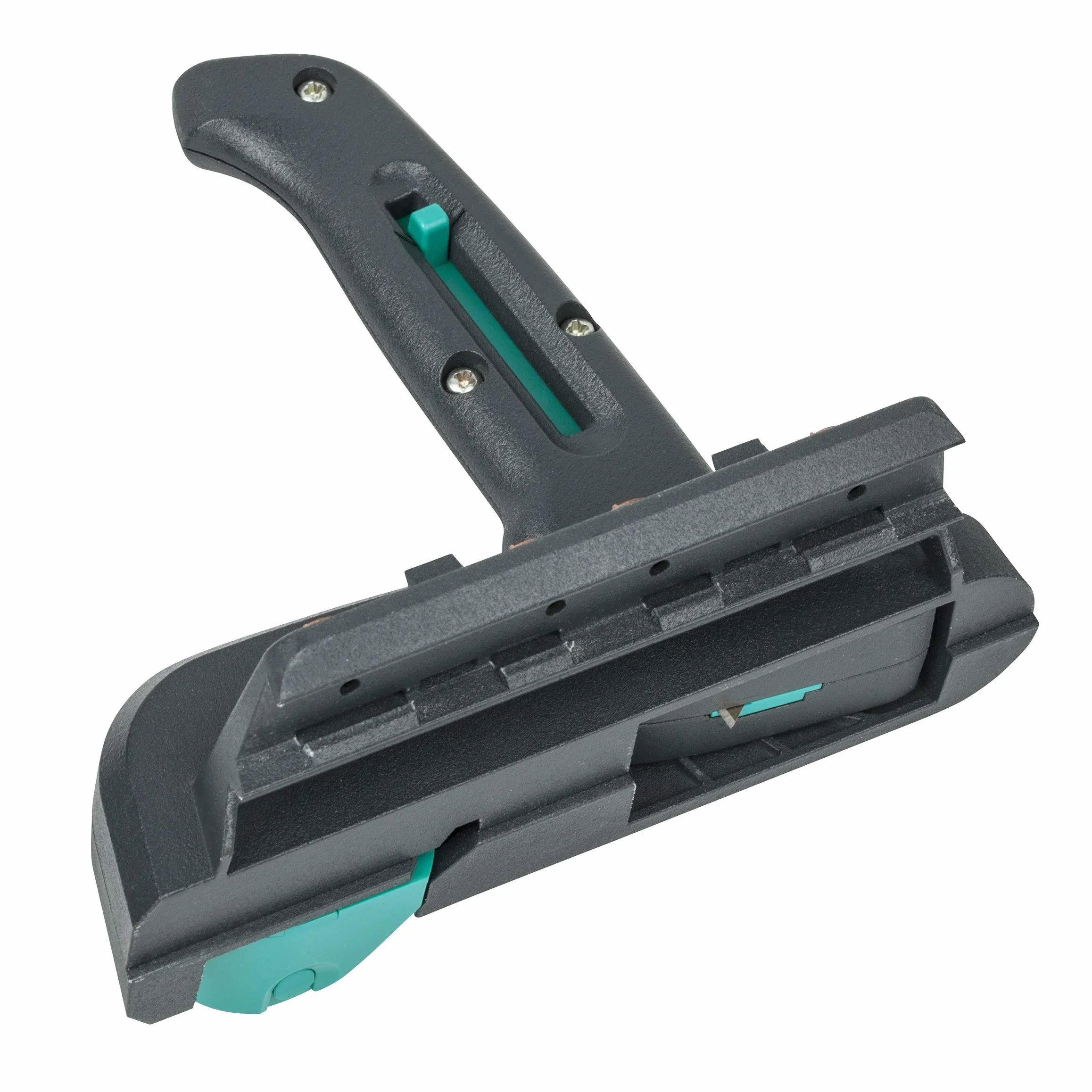 wolfcraft Przykładnica z mechanizmem do cięcia płyt gipsowo-kartonowych I 4014000 I Nacinanie, przełamywanie i cięcie płyt gipsowo-kartonowych w jednym przejściu