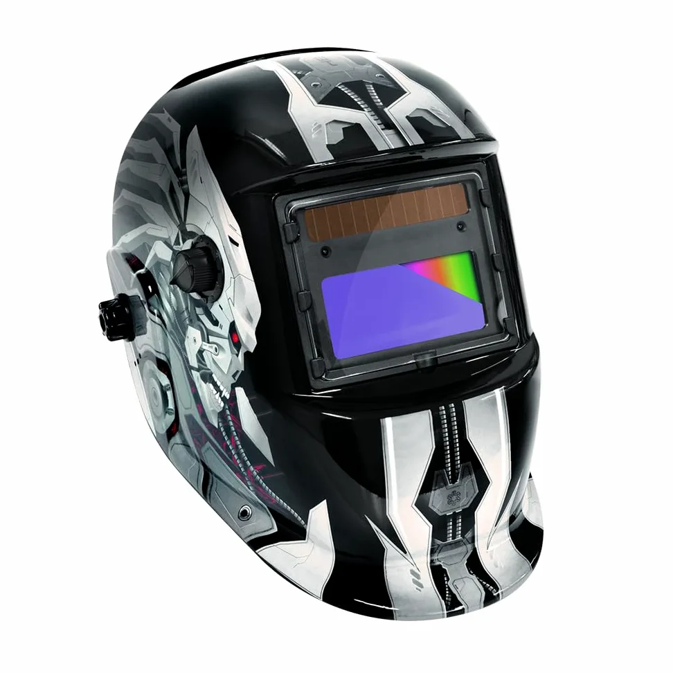 GYS - Maska spawalnicza LCD Venus 3/9-13 G Iron True Color - Odcień 3/9>13 - Pole widzenia 92x42mm - Auto zaciemnienie 0,08ms - Klasa Optyczna 1/1/1/2 - do MMA, TIG, MIG/MAG i szlifowania
