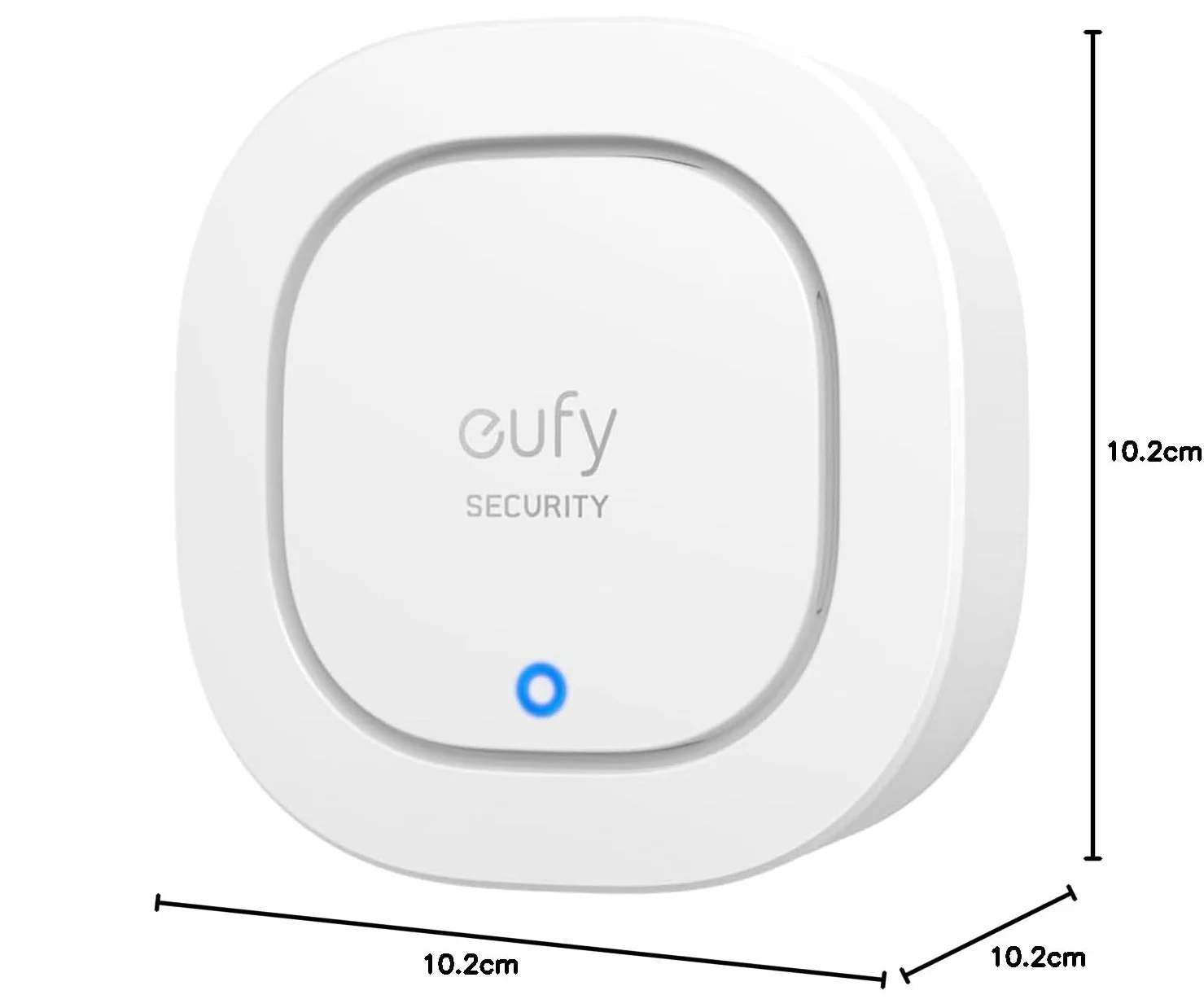 eufy Security Siren, bezprzewodowy alarm 105 dB, odporność na warunki atmosferyczne IP65, zdalne powiadomienia, wymagana baza HomeBase, kompatybilny z HomeBase S380 i S280, sterowanie aplikacją