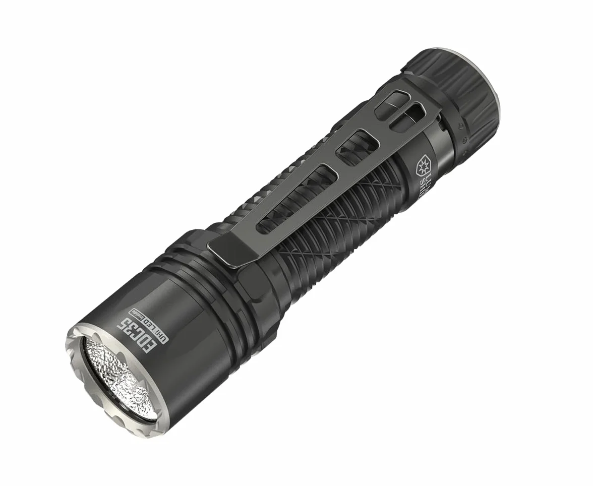 Nitecore EDC35-5000 lumenów, USB-C, bateria 6000 mAh, zasięg światła 550 m, wskaźnik baterii