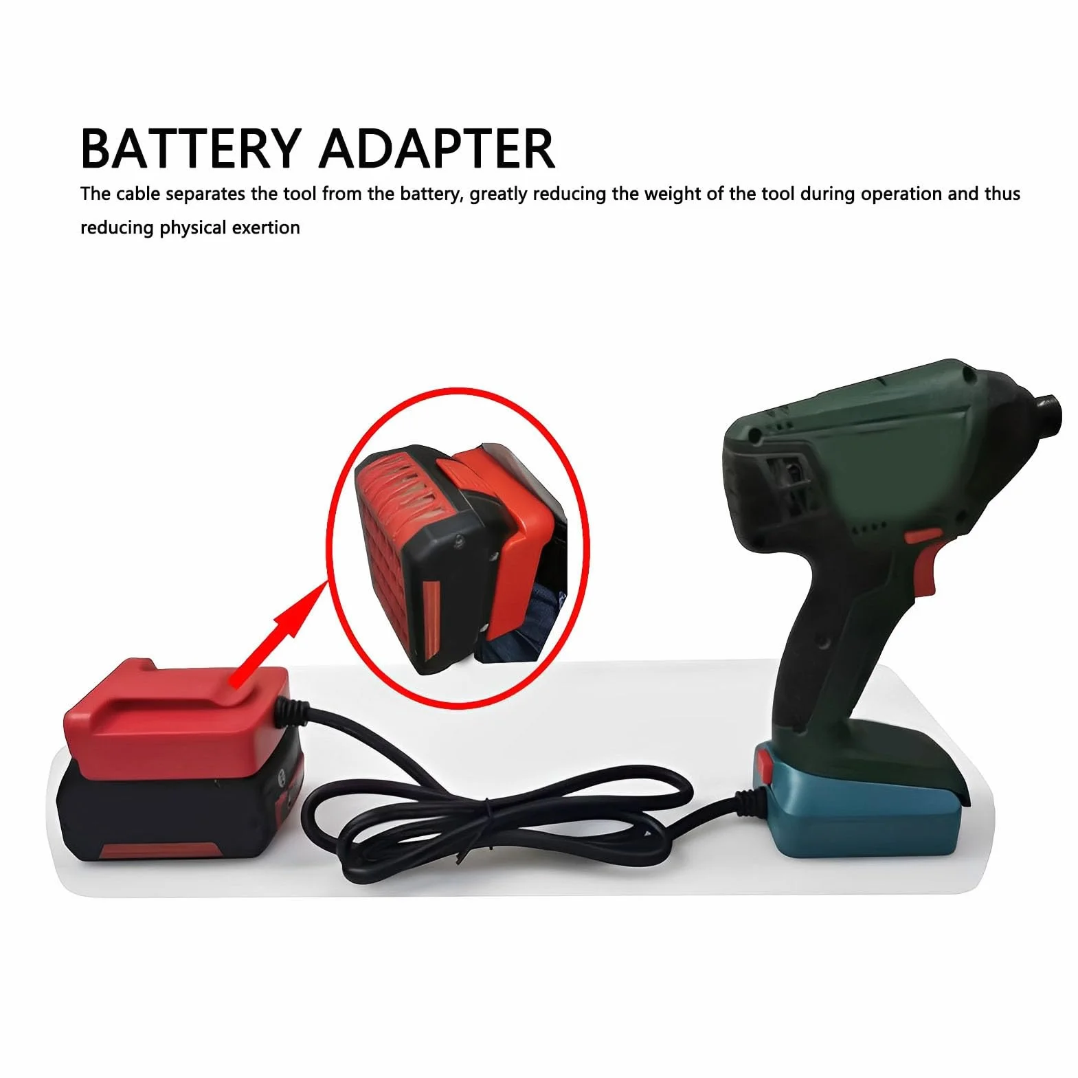 Adapter Przedłużacza Baterii TICFOX Zmniejsz Wagę 18 V Do Adaptera Baterii Litowych Serii GBa Do Elektronarzędzi BOSCH PBa