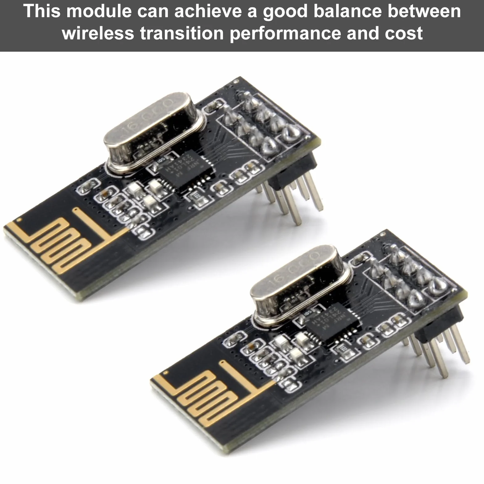 HENGBIRD 4 szt. nRF24L01 + bezprzewodowy moduł nadawczo-odbiorczy NRF24L01 + 2.4G Wireless Transceiver Radio Transceiver RF PI ARM Model Wireless 200M komunikacyjny