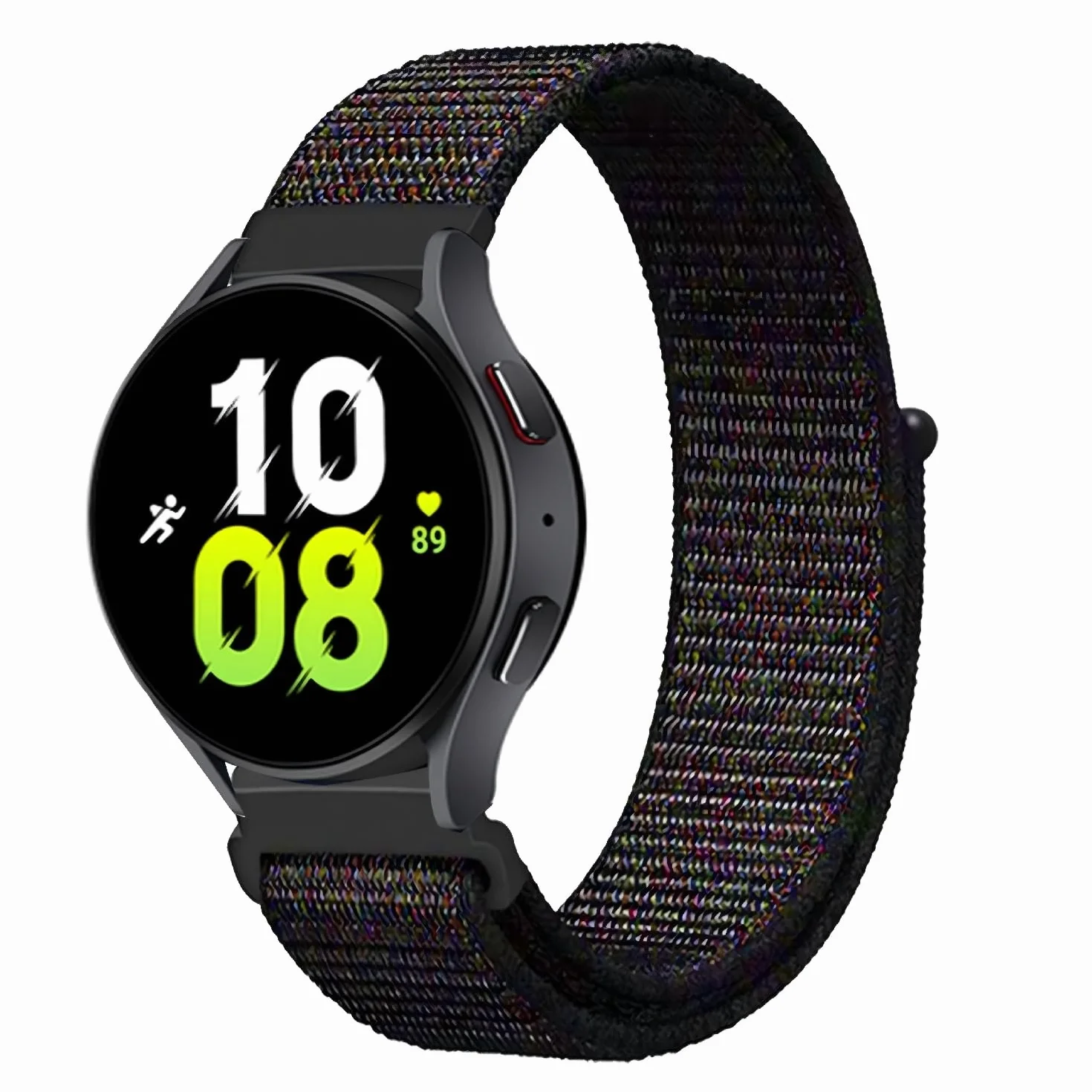 Pasek 20 mm do Amazfit Bip U/U Pro/S/S Lite / 1S/3 Pro/GTR 42 mm/GTS 4/2 Mini/3/2e/Pop Pro/Active 2, regulowany miękki nylonowy pasek do zegarka