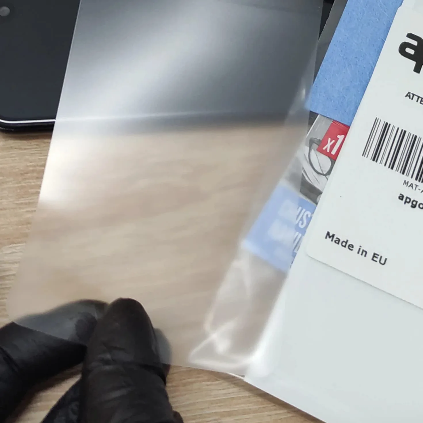 apgo MATTE Hydrogel Screen Protector for TomTom GO PROFESSIONAL 6250, folia hydrożelowa z warstwą pozycjonującą
