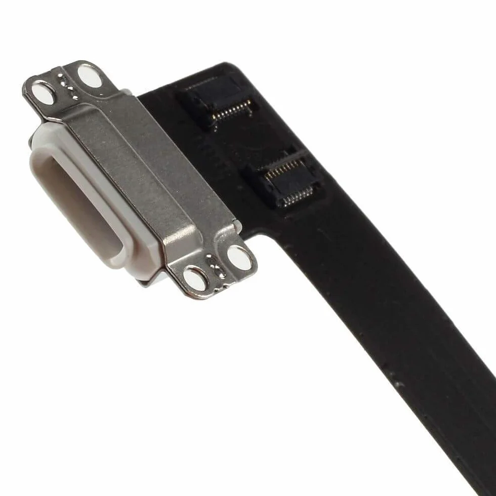 MMOBIEL DOCK CONNECTOR Kompatybilny z iPad Air 2 (2014) / iPad 6 (2018) - Port Flex kabel - wymiana - w tym. Śrubokręty - białe