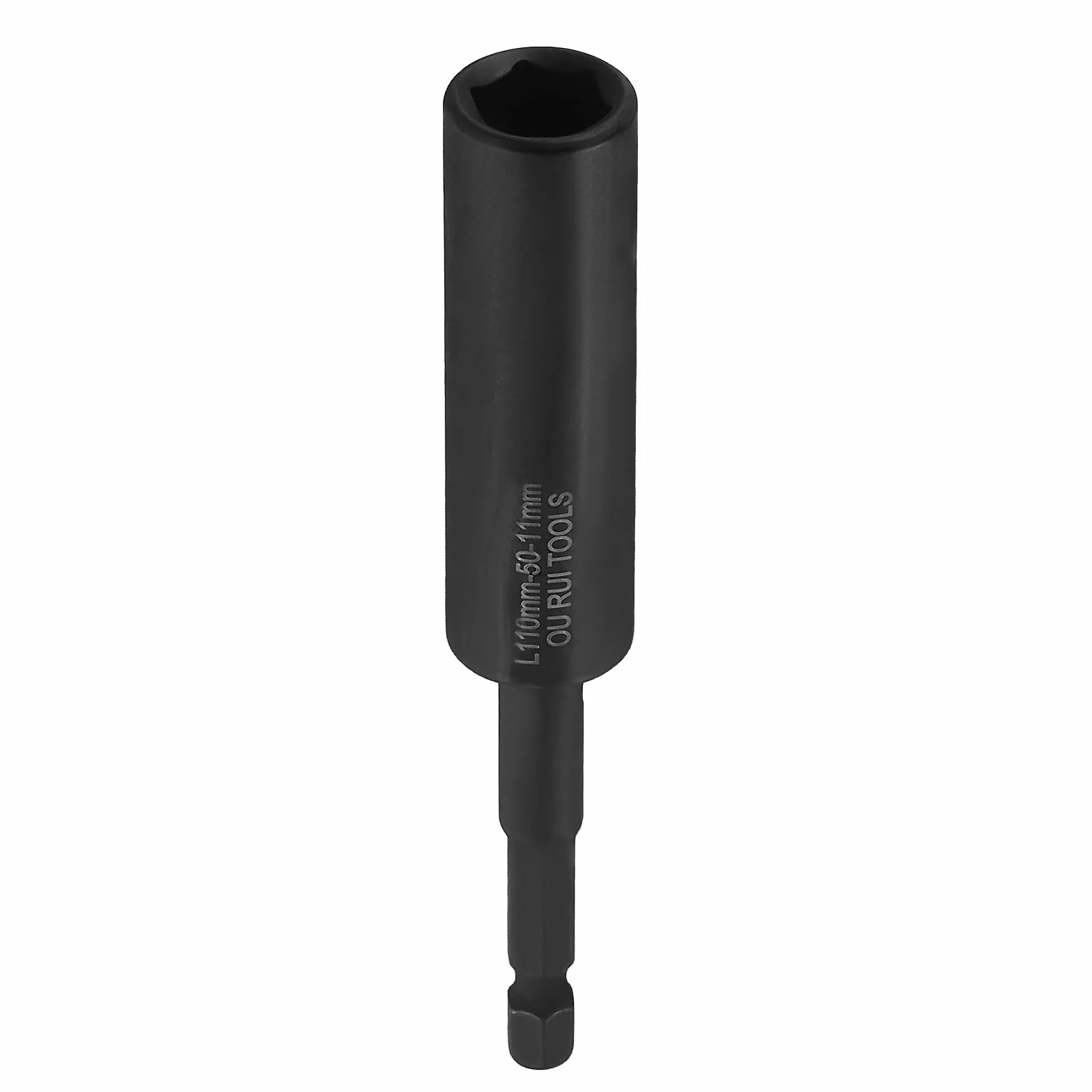 QUARKZMAN 11 mm 6-punktowy klucz nasadowy z trzpieniem sześciokątnym 1/4", długość 110 mm, końcówka wiertła, napędy do szybkiej wymiany Cr-V stalowy śrubokręt do naprawy