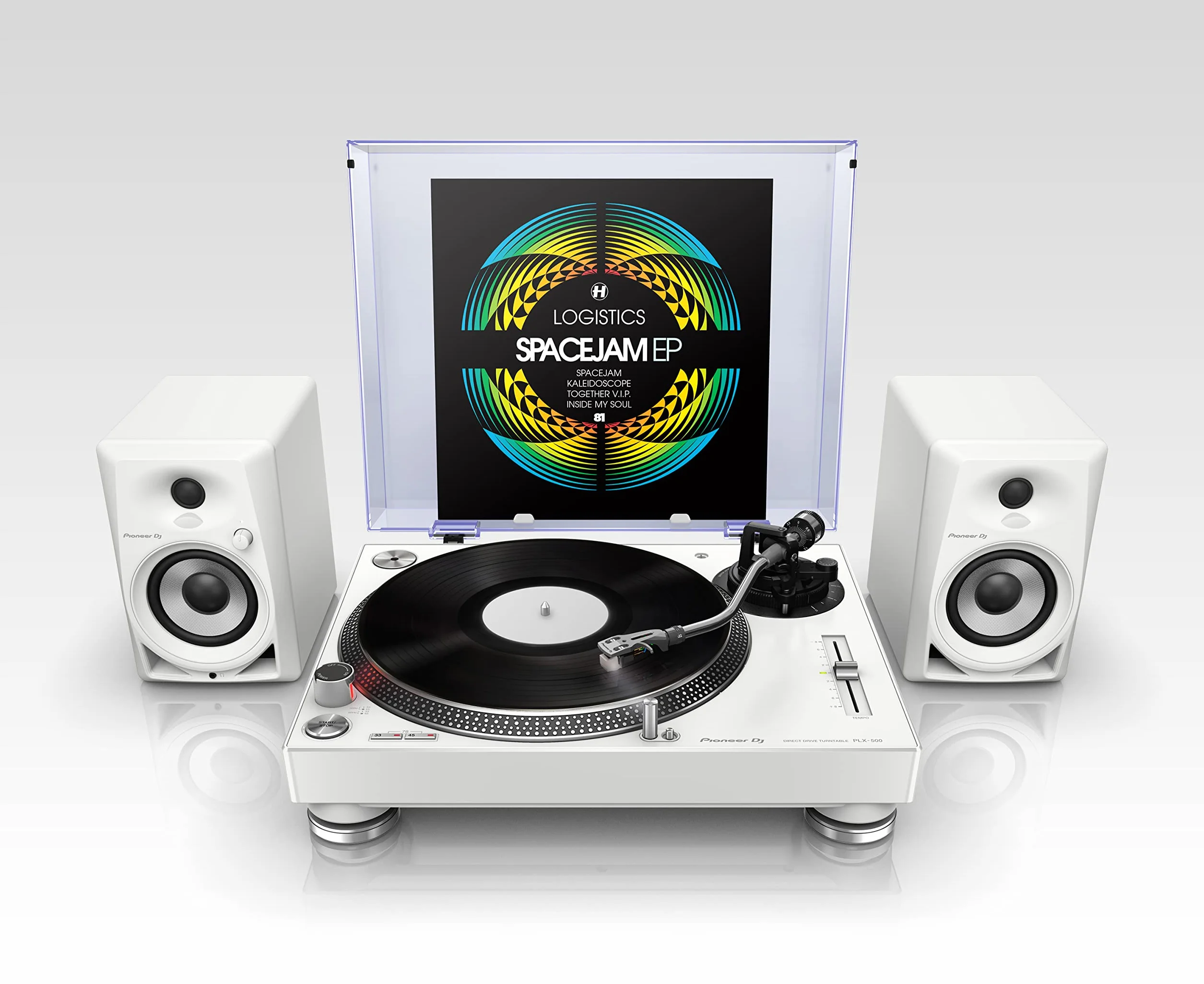 Pioneer DJ Gramofon 500 W Biały