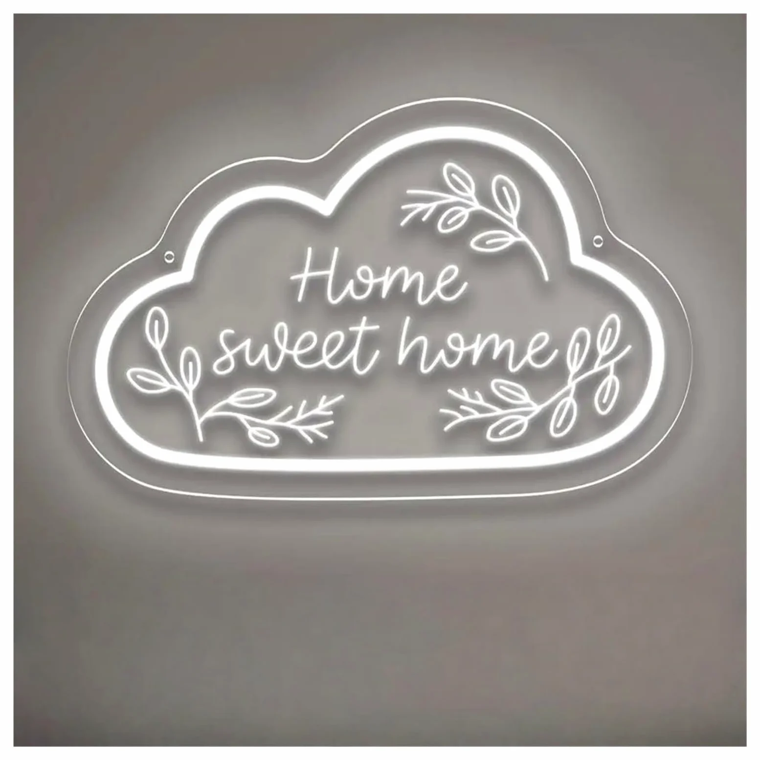 Wiszące neony artystyczne Neon Świetlny Home Sweet Home Z Możliwością Ściemniania, Do Sypialni, Na Imprezę, Rodzinne Spotkanie, Dekoracja Ścienna, 40.6cmx26.1cm(B)