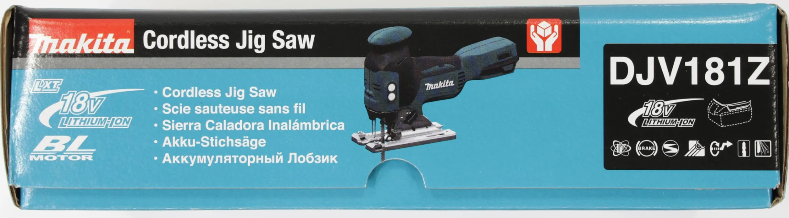 Makita Akumulatorowa Wyrzynarka Wahadłowa, Czarny/Niebieski