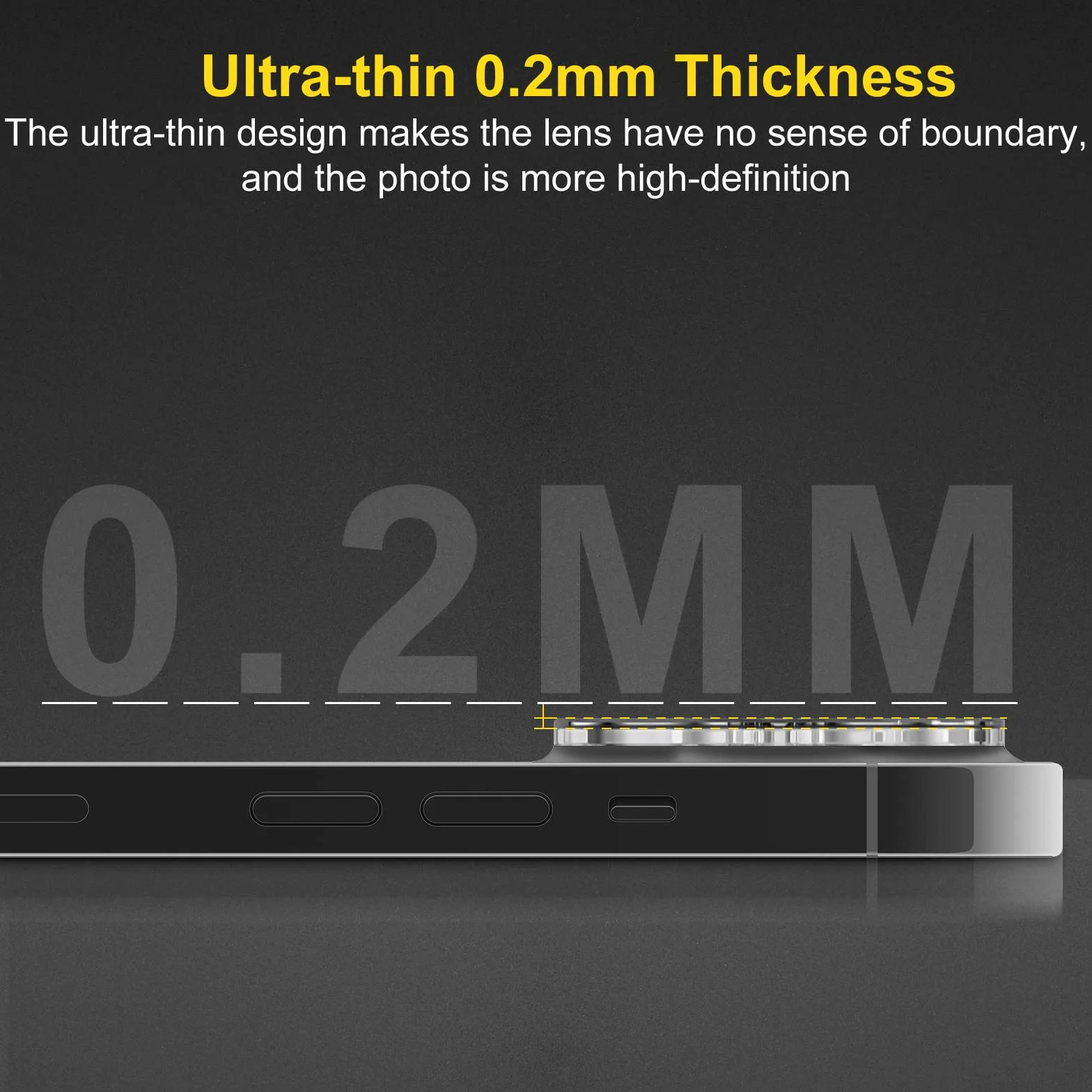 Osłona obiektywu aparatu iPhone 13 6.1" i 13 mini 5.4" HD Przezroczysta Antyrysunkowa 3 sztuki