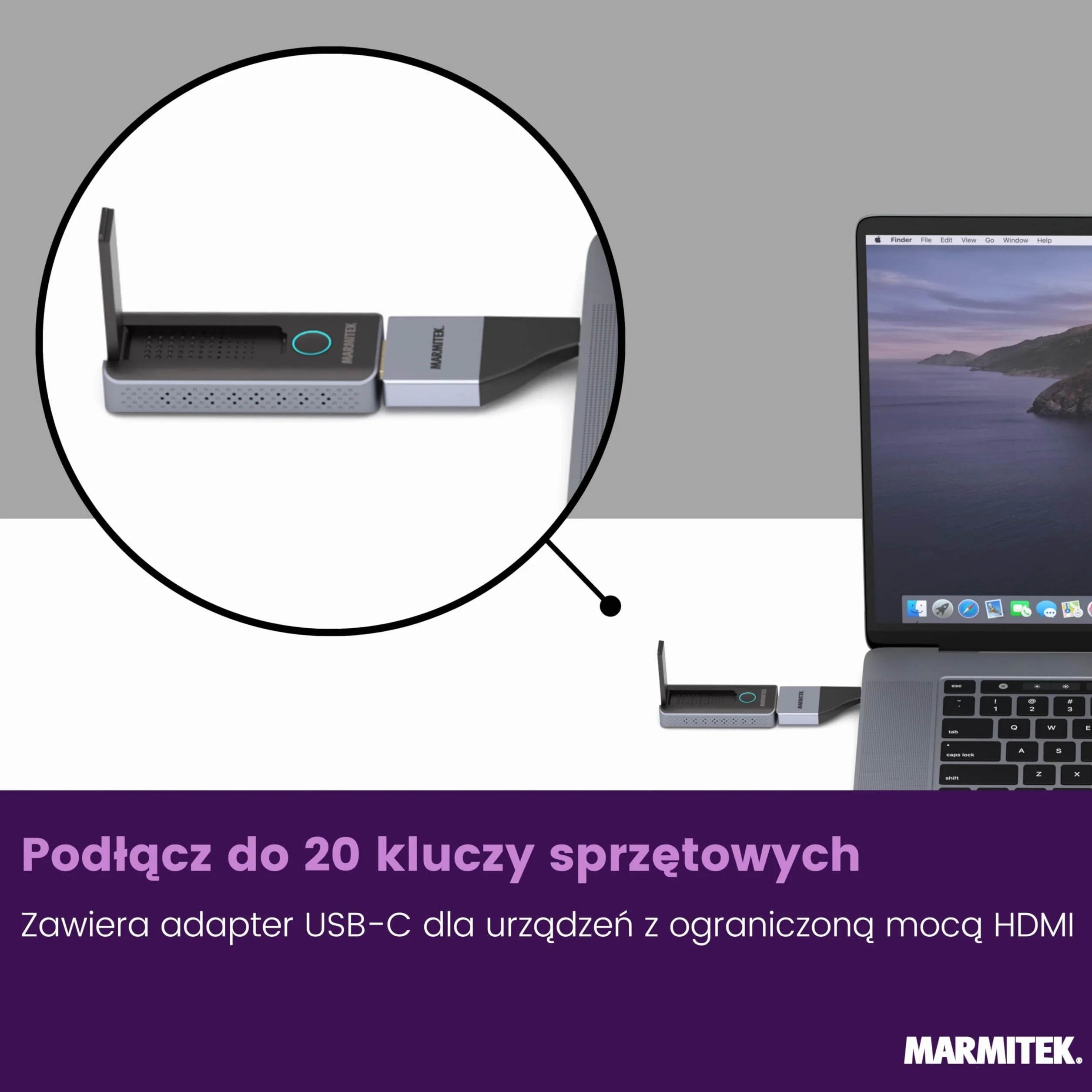 Marmitek Stream S2 Pro Wireless HDMI Extender 1080p/60Hz AirPlay Miracast Plug & Play