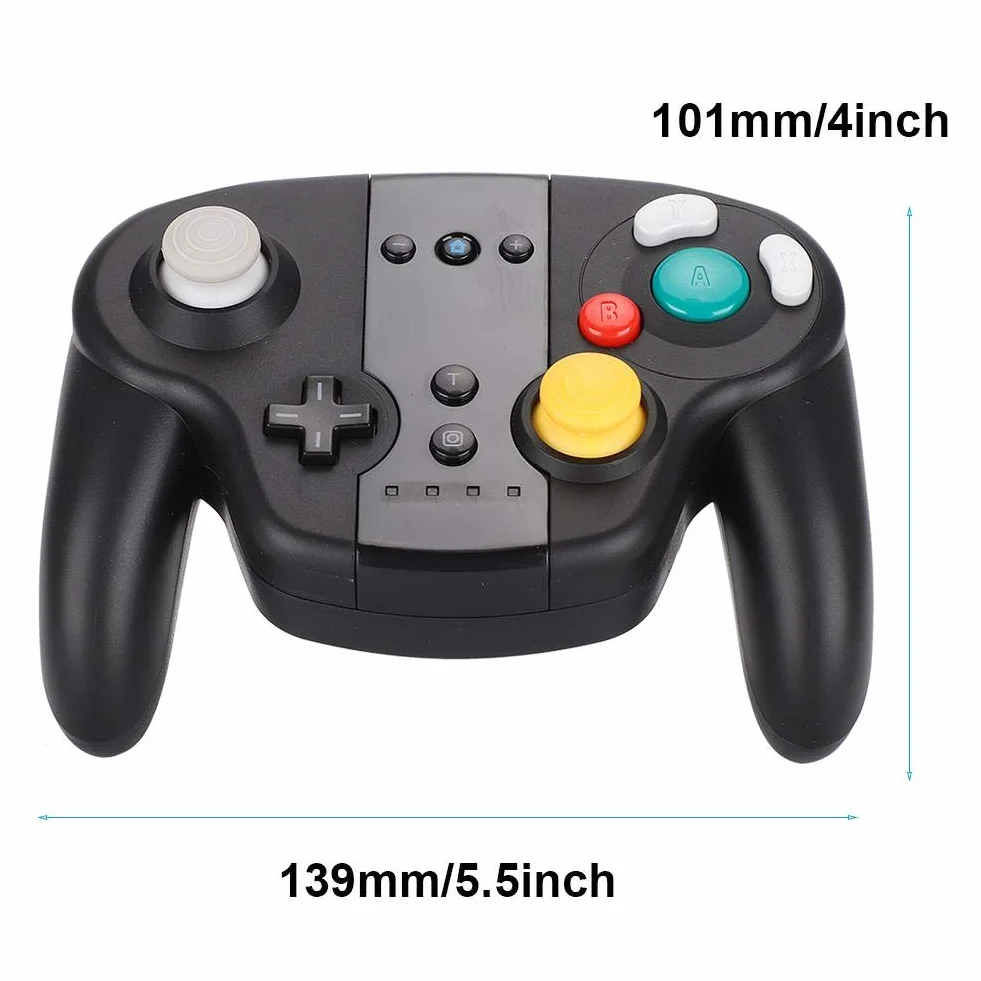 Exliy Kontroler do gier Bluetooth V3.0 Gamepad Ergonomiczny uchwyt do konsoli przełącznik Windows PC