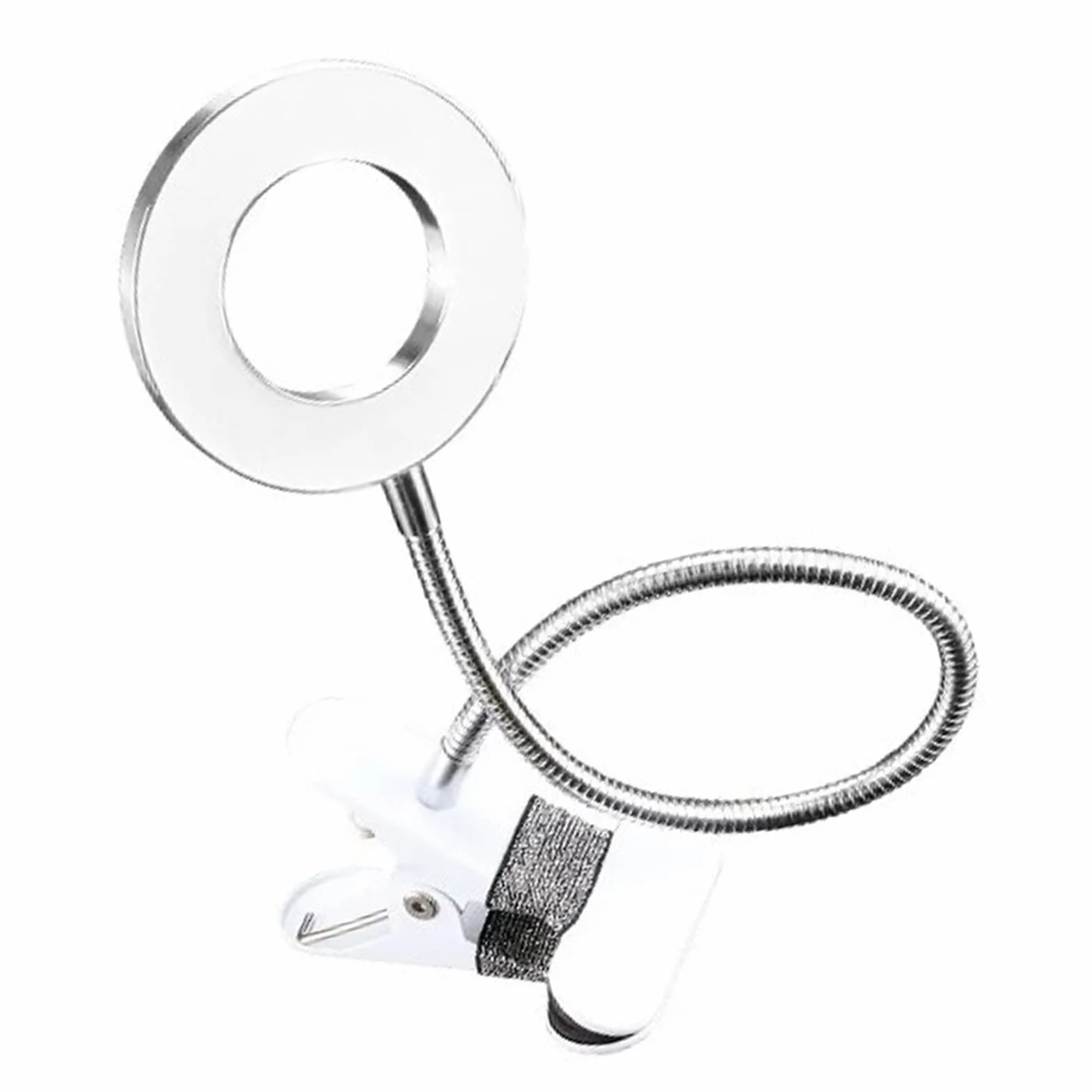 TARSHYRY Przenośna Lampa LED z Klipsem z Regulowanym Ciepłym i Chłodnym światłem, Elastycznym Oświetleniem USB do Tatuażu w Salonie, konstrukcją przyjazną dla Okularów