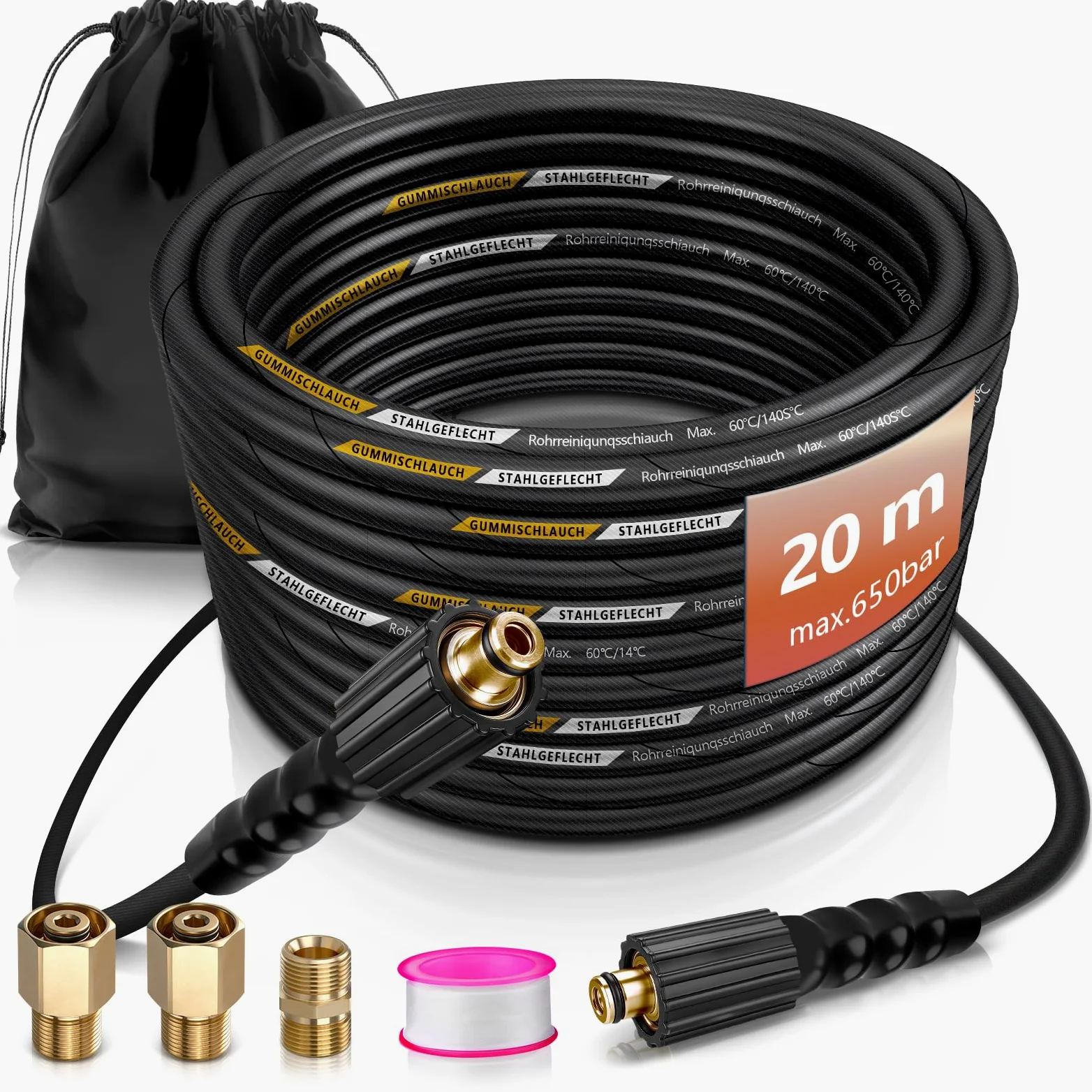 Zestaw do czyszczenia rur 20 m