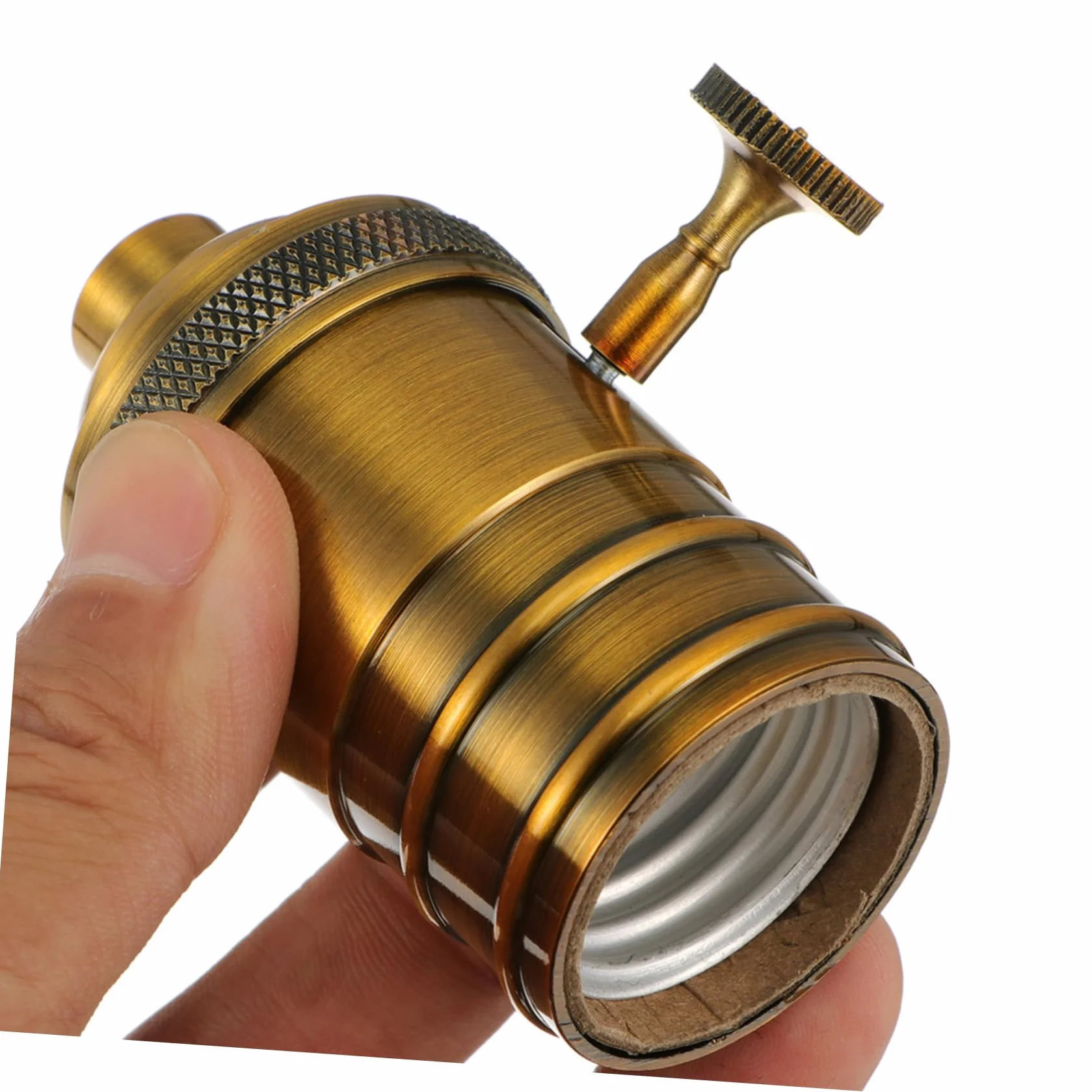 LALAFINA Vintage Lamp Holder z Die Cast Aluminium Retro Gniazdo Oświetleniowe Do Żarówek Do Restauracji Kuchni i Dekoracji Wnętrz