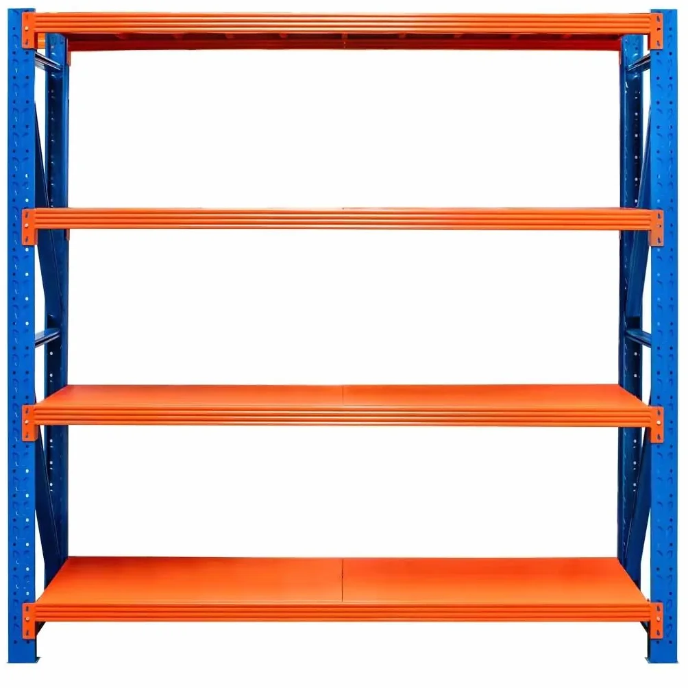 Fortis Light Mega-M Regał Metalowy Magazynowy Warsztatowy 4-Półkowy 800KG 200x200x50 cm