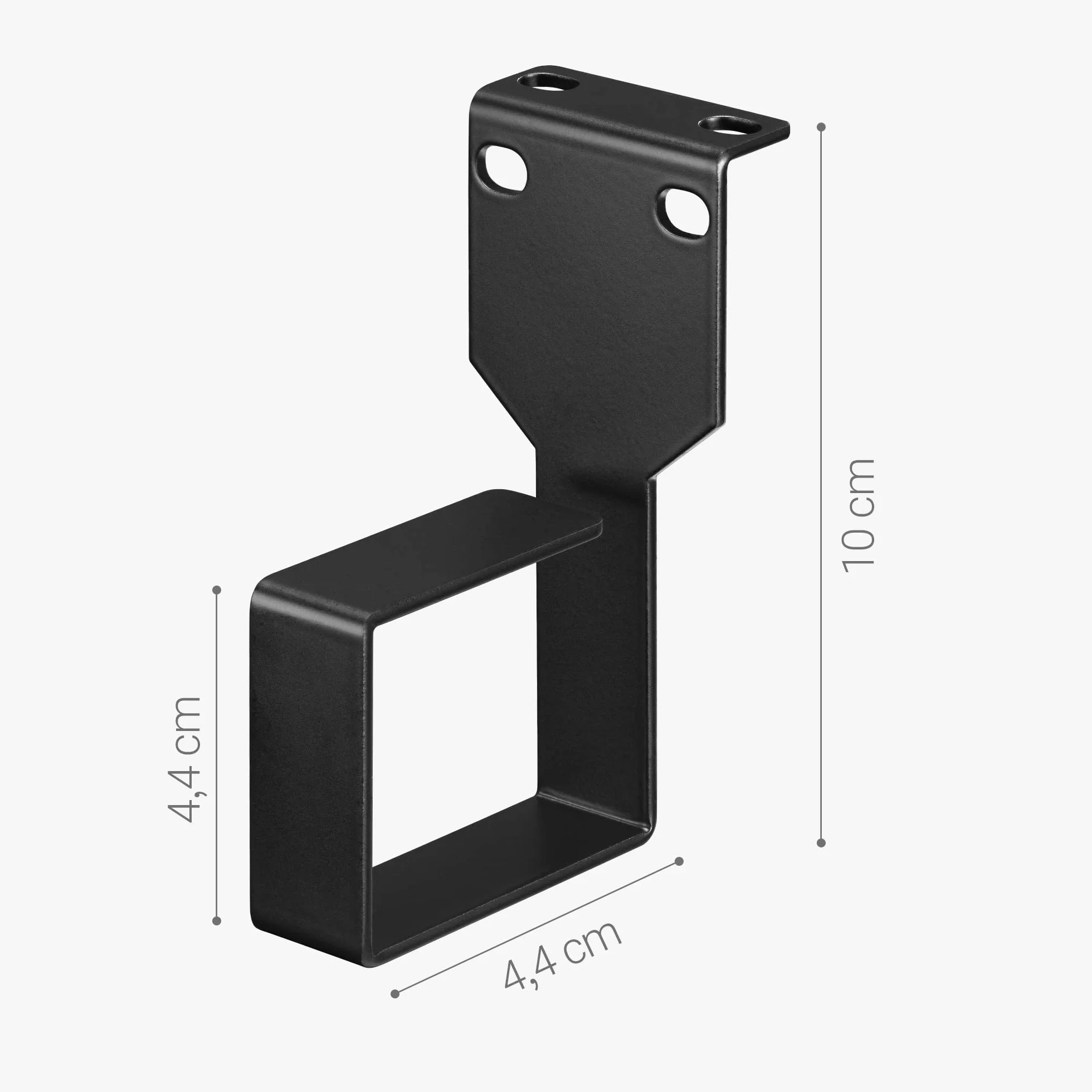 kwmobile 5 x wieszak na kable szafka serwerowa – 4,4 x 10,1 x 6 cm – szafa sieciowa prowadzenie kabli zarządzanie kablami – stojak prowadnice kabli, zestaw 5 sztuk