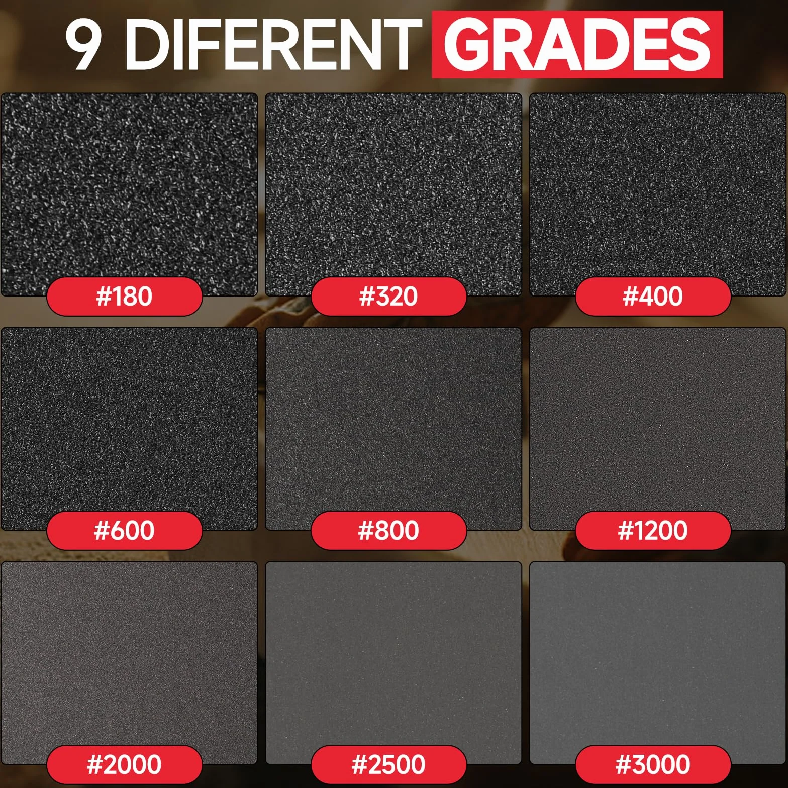 Gąbki szlifierskie, Piasek wypełniony pianką. Bloki gąbkowe 20 szt. 75 mm x 100, wiele ziaren, na mokro i sucho(75MMx100MM 320Grit)