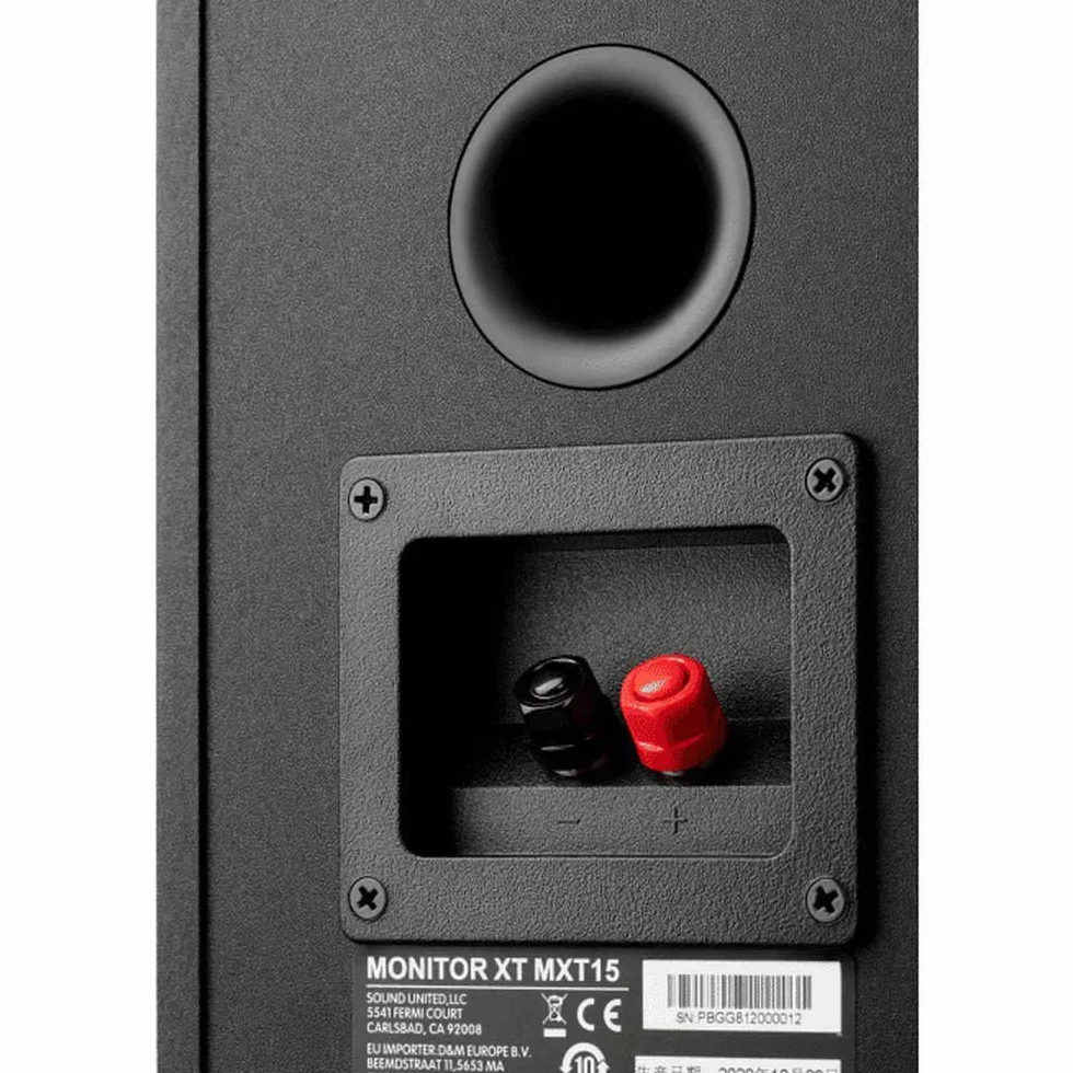 POLK AUDIO MXT15BK Głośniki Czarny 17.5 x 15 x 25 cm