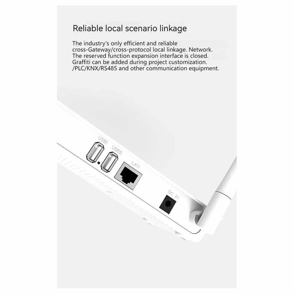 Tuya Smart Gateway HUB Bluetooth Multi-Mode Zigbee 3.0 Smart Home Gateway do wtyczki UE