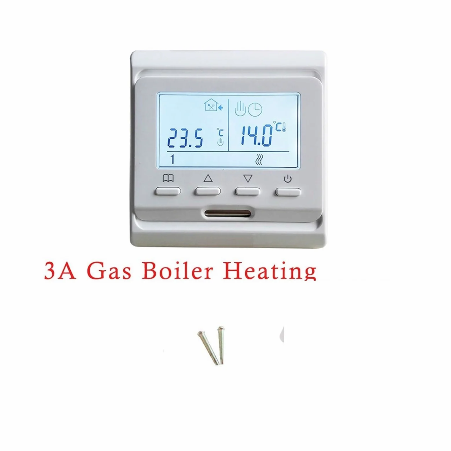 Inteligentny termostat, M6 LCD 16A tygodniowy programowalny elektryczny cyfrowy termostat pokojowy do ogrzewania podłogowego, sterownik ciepłej podłogi(3A boiler No Wifi)
