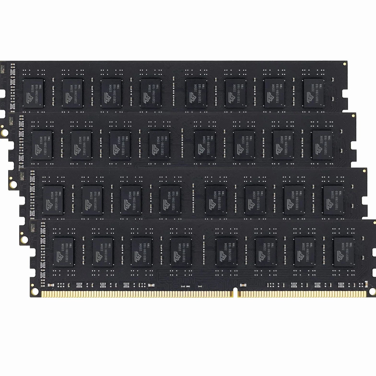 Timetec Hynix IC DDR3 PC3-12800 1600 MHz bez ECC niebuforowany 1,35 V/1,5 V podwójna ranga 240-pinowy UDIMM komputer stacjonarny pamięć RAM moduł (zestaw 32 GB (4 x 8 GB))