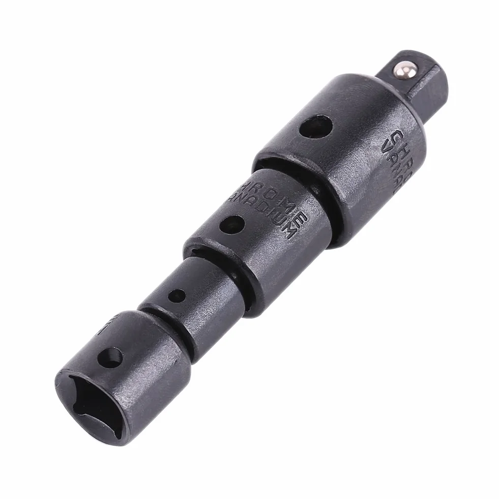 4 szt. gniazda śrubokręt konwerter reduktor zestaw czarny klucz nasadowy adaptery 1/2", 3/8", 1/4"