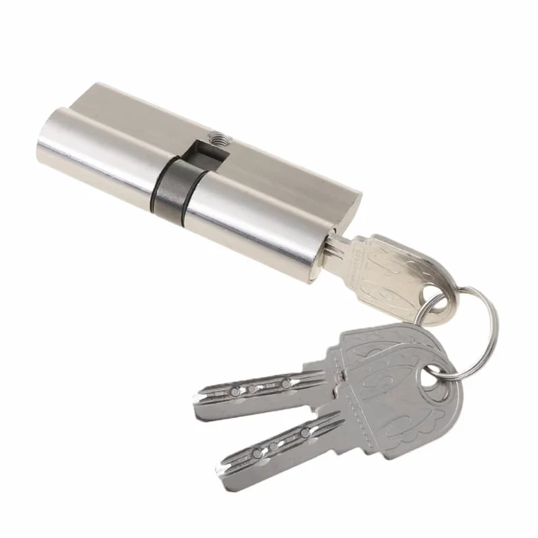 Wkładka bębenkowa. Podwójny otwarty zamek Cylinder okienny drzwi Klucz Zabezpieczenie przed kradzieżą Mosiężny zamek drzwiowy Wydłużony rdzeń zamka bębenkowego(90mm)