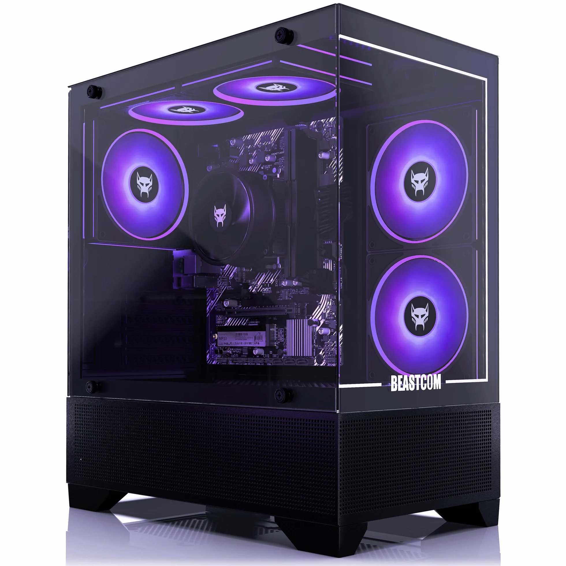 BEASTCOM Q3 PC Gamer AMD Ryzen 5 4600G, 16GB RAM, 1TB M.2 NVMe, 500W 80PLUS, WiFi