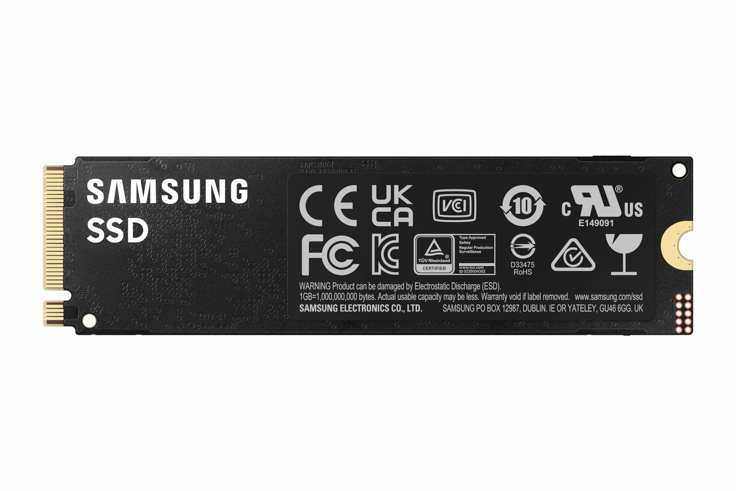 Samsung 990 Pro MZ-V9P1T0BW Dysk Ssd, Czarny, 1 TB