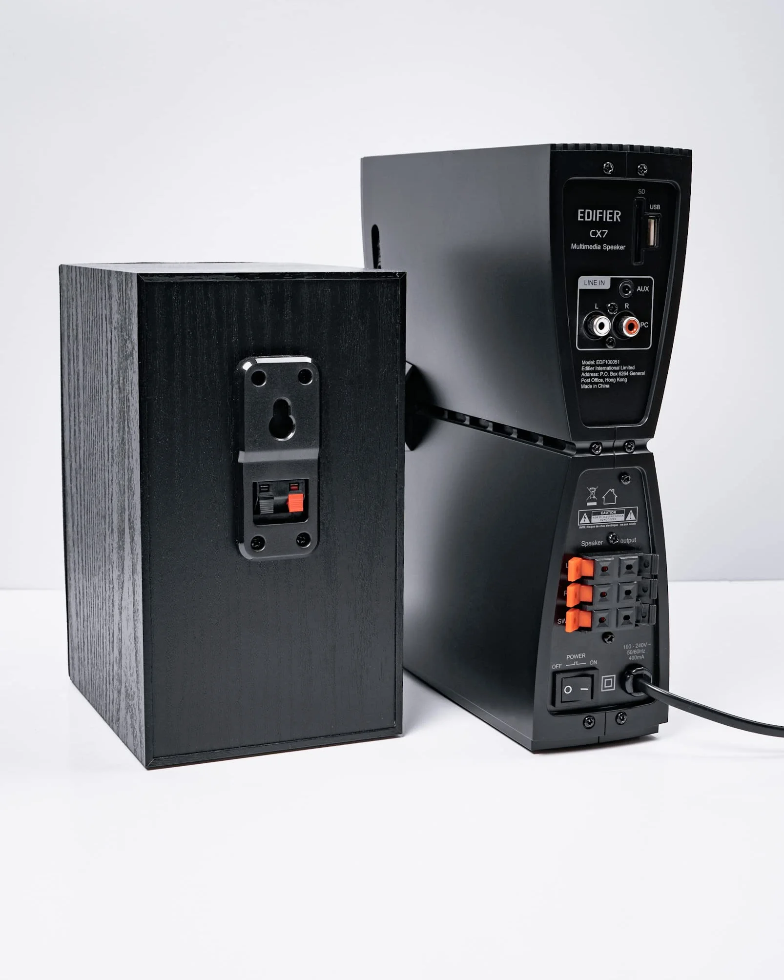 Edifier CX7 aktywny system kina domowego 2.1 Bluetooth 5.0 subwoofer 21 cm 8 cali pilot na podczerwień czarny
