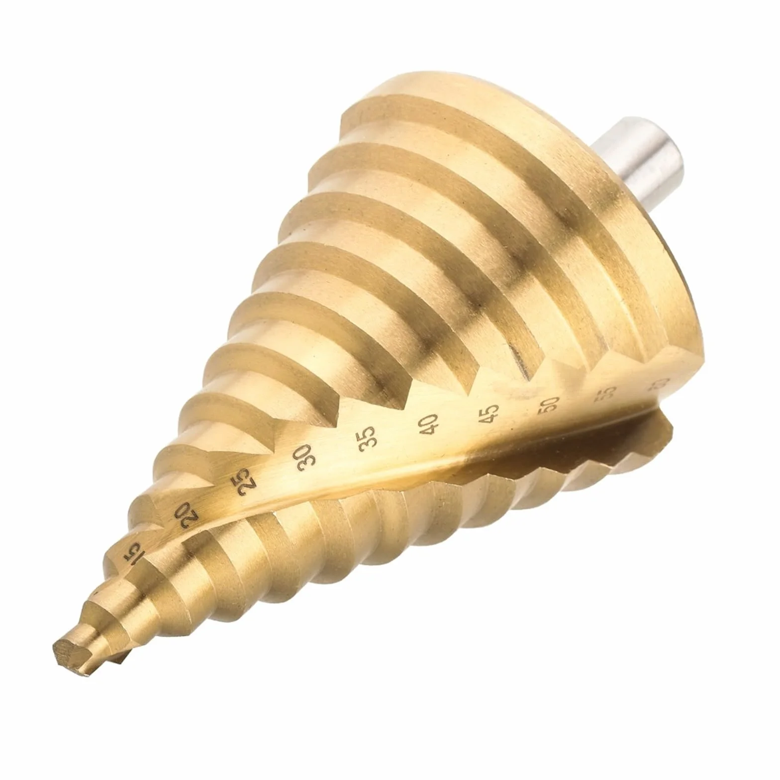 1 szt. 6-60 mm wiertło stopniowe spiralne do otworów pagoda, wiertło stożkowe do blachy, trzpień trójkątny, rozwiertak do otworów stopniowych