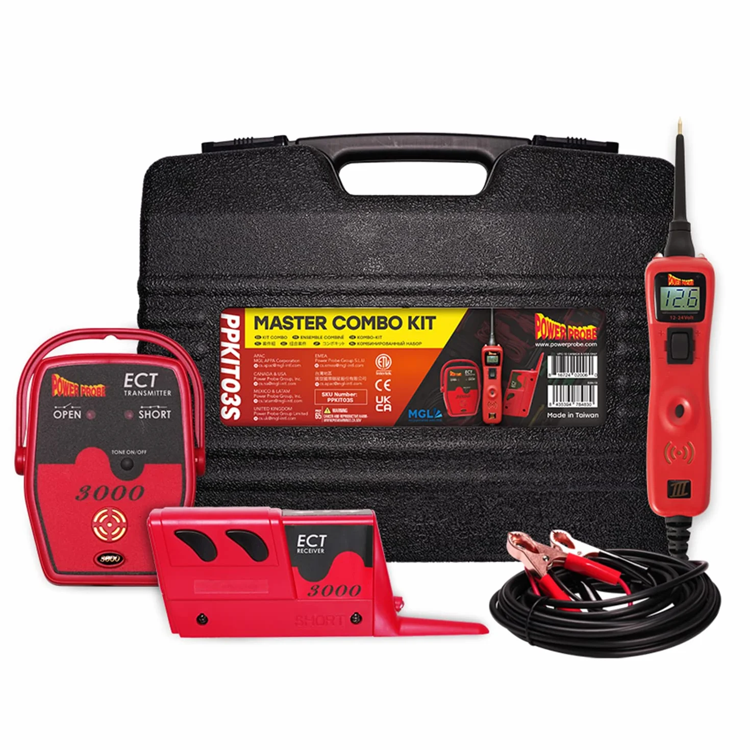 Power Probe PPKIT03S 3S Ect3000 Miernik, zestaw master