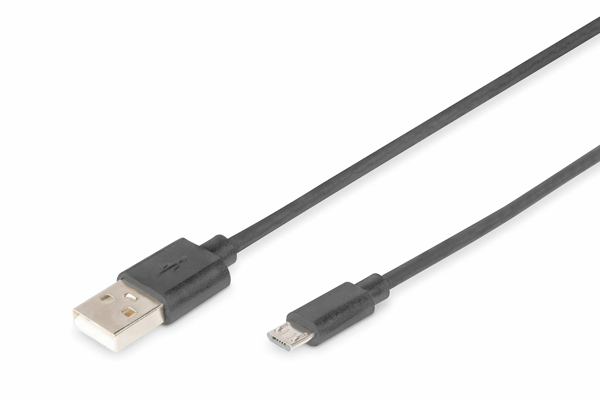 DIGITUS Kabel USB 2.0 1,8 m USB-A do Micro B 480 Mb/s czarny