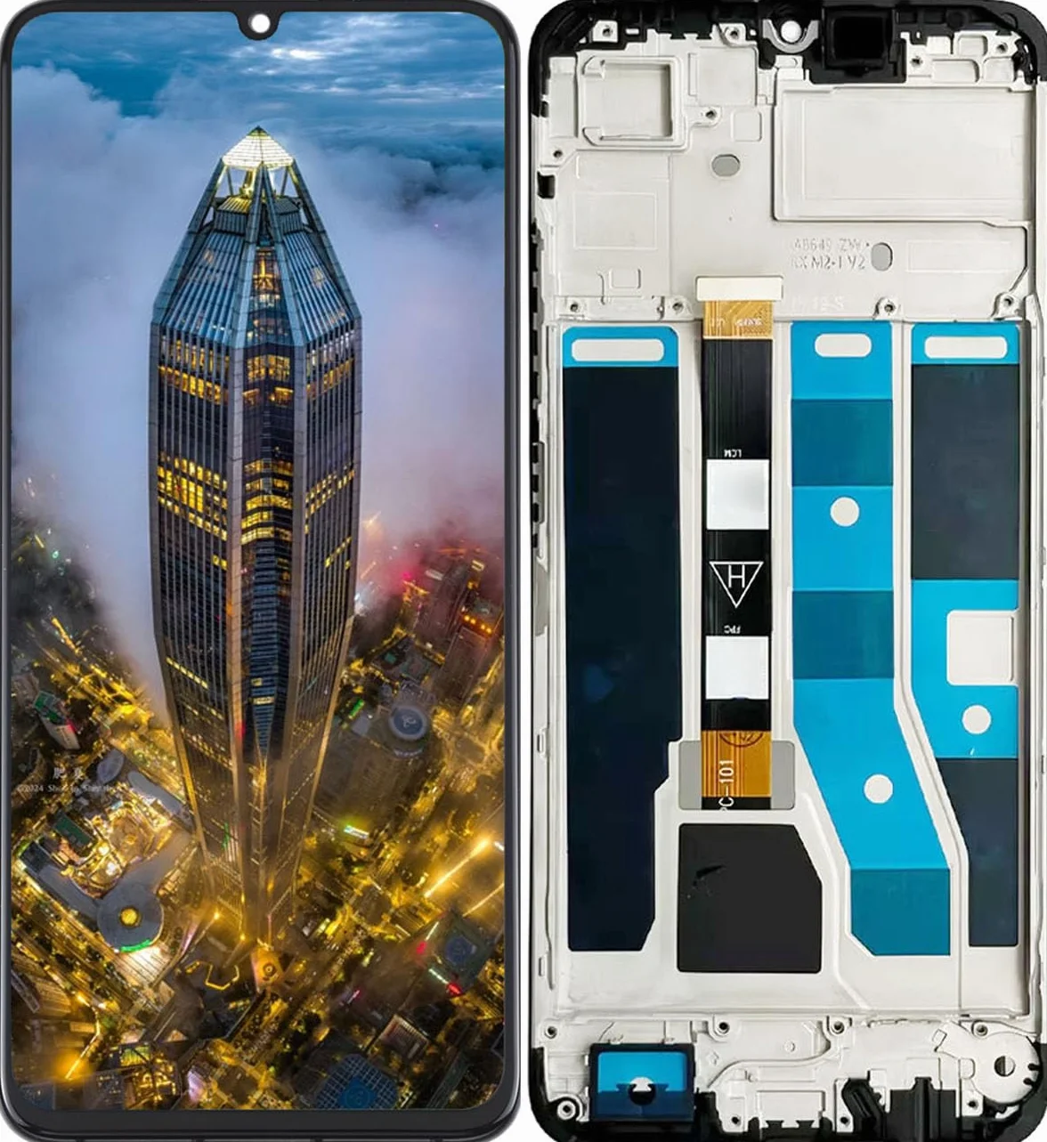 Realme Note 50 RMX3834 Zespół wyświetlacza LCD zamienny ekran